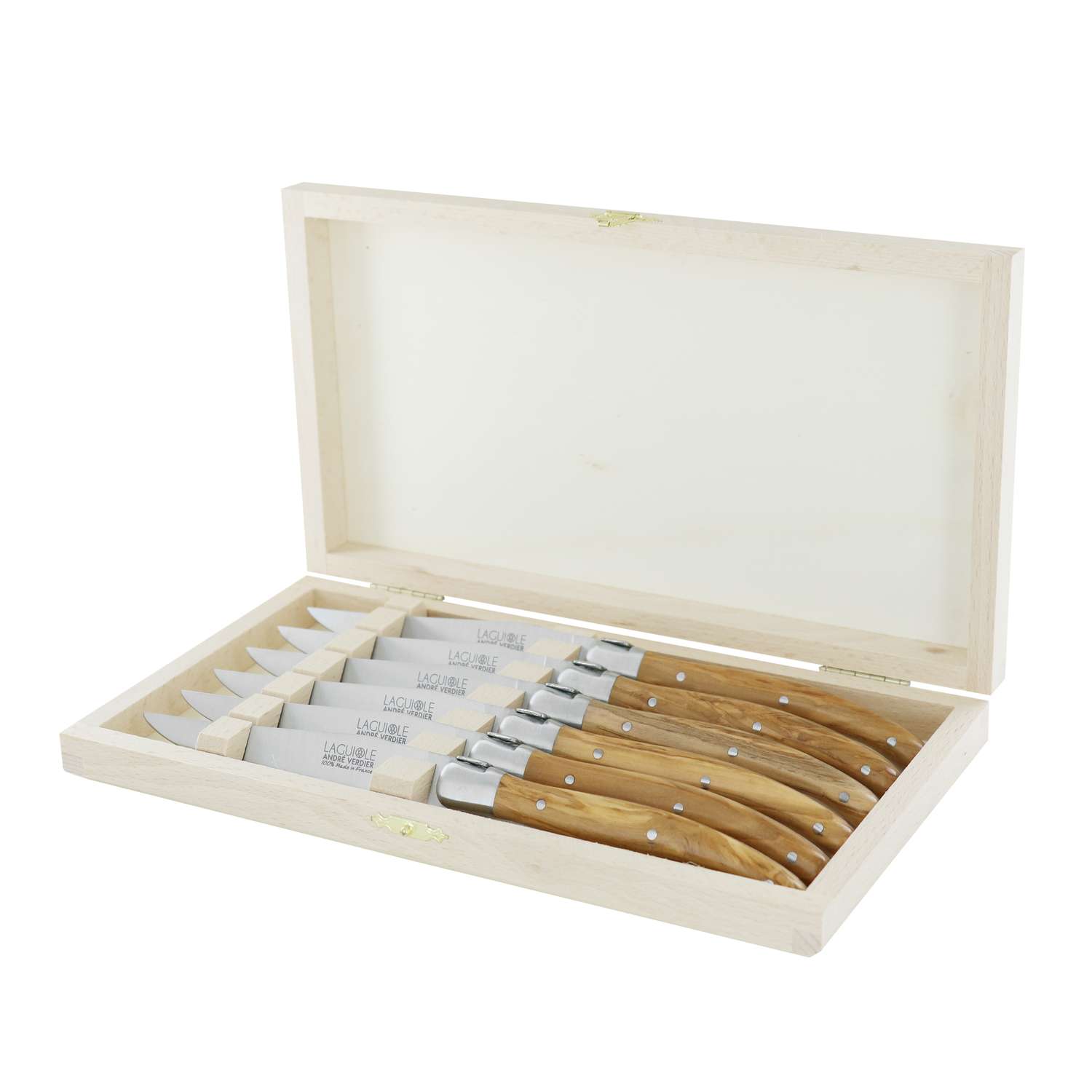 Andre verdier Steak Knife 12 cm 6-Piece Set Gift Box Laguiole Origine