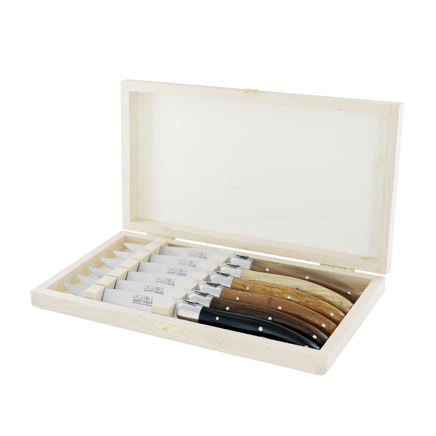 Andre verdier Steak Knife 12 cm 6-Piece Set Gift Box Laguiole Origine