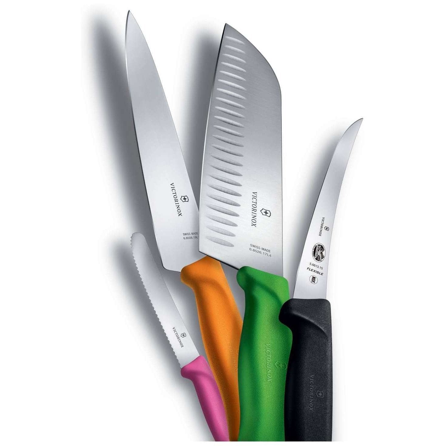 Victorinox Carving Fork Orange Handle 15 cm Swiss Classic