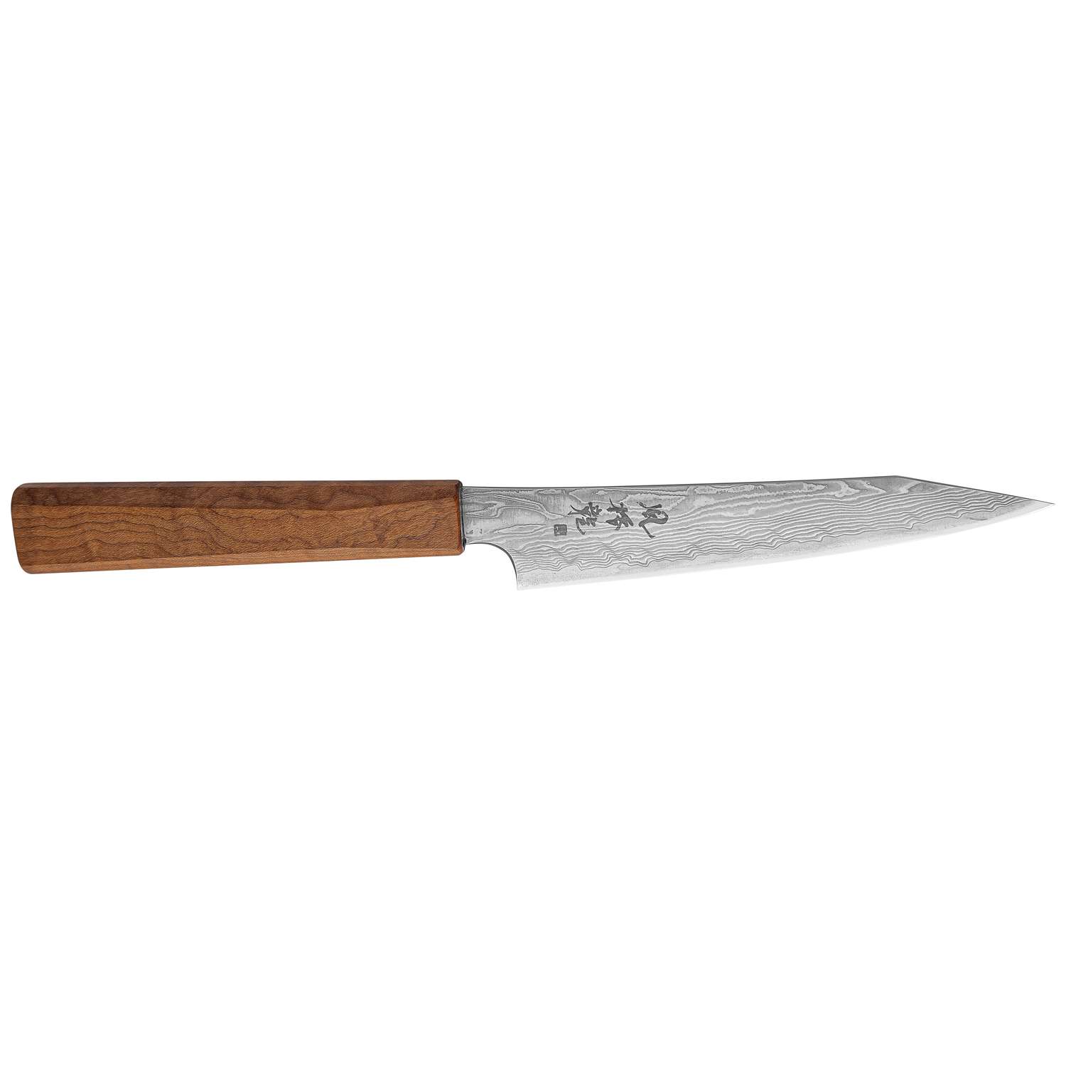 Ryusen Damascus Utility Knife 13.5 cm Maple Handle Fukaku Ryu FK-305