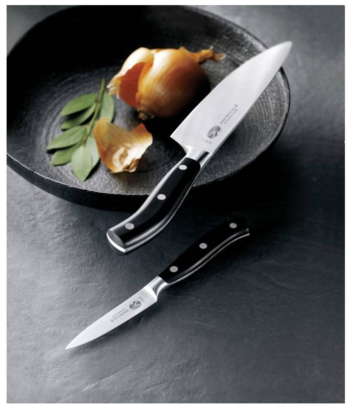 Victorinox Forged Hollow Edge Santoku Knife 17 cm Gift Box Grand Maitre 7.7323.17G