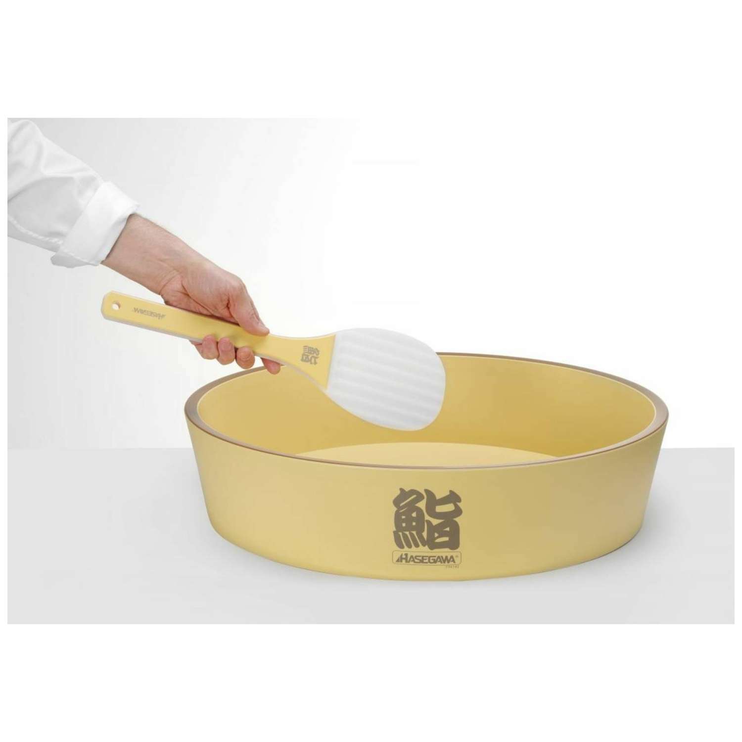 Hasegawa Sushi Rice Mixing Spatula 45 cm Hangiri FSOG - 45