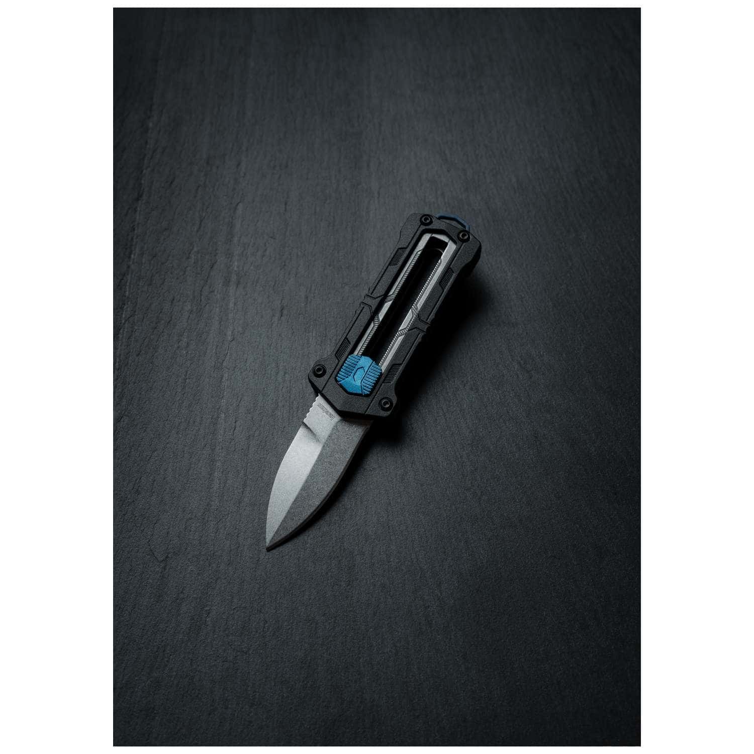 Kershaw Kapsule Stonewashed Pocket Knife 5 cm Black Handle 57 gr 1190X