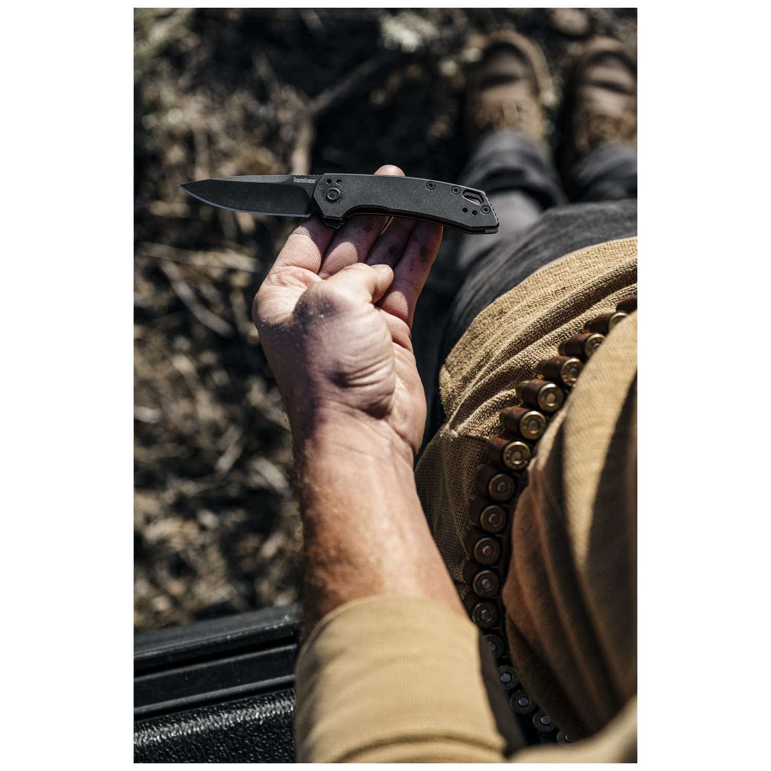 Kershaw Radar BlackWash Pocket Knife 7 cm Black Handle 94 gr 5560