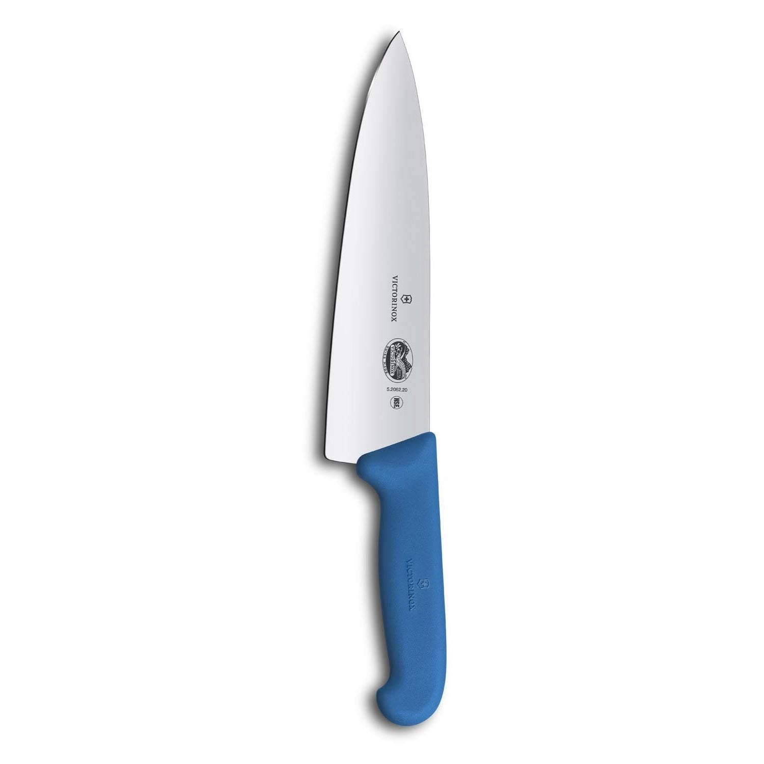 Victorinox Chef's Knife Extra Wide Blade 20 cm Blue Handle Fibrox 5.2062.20B