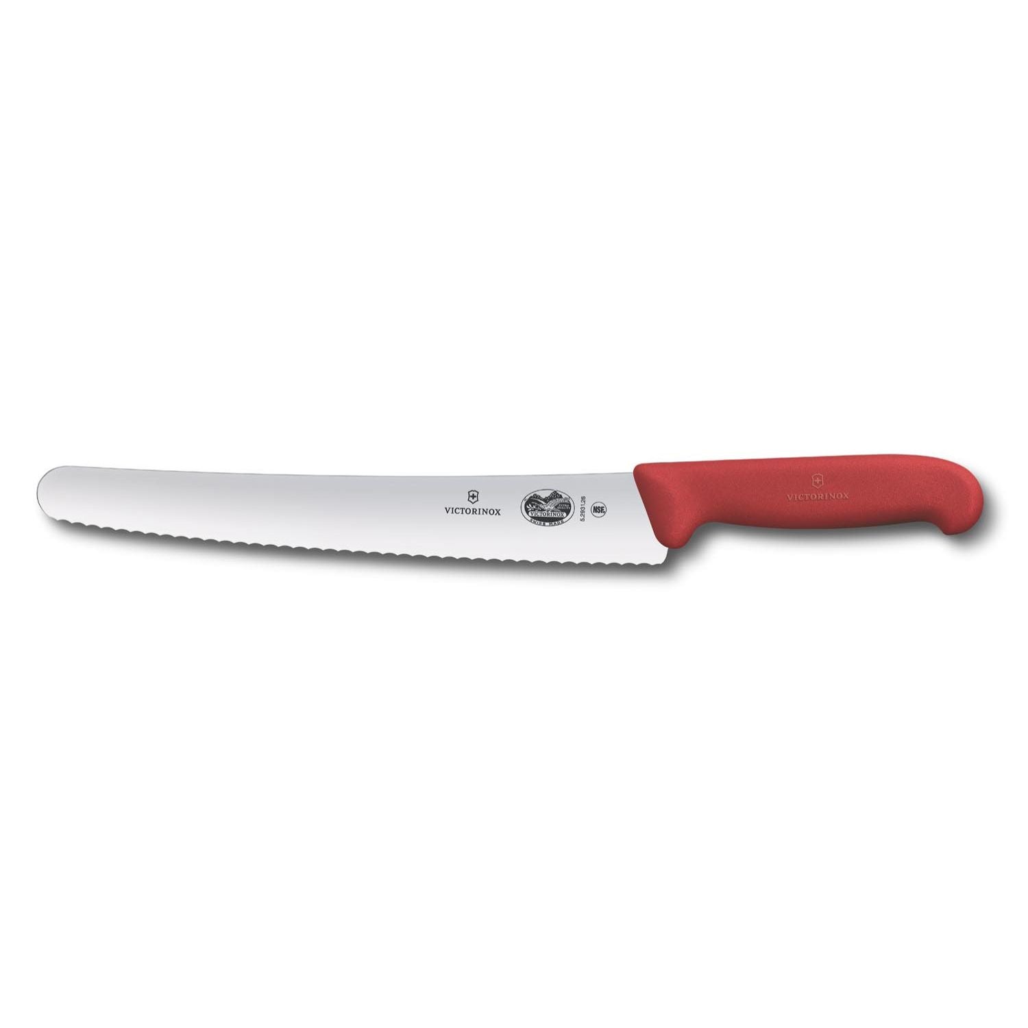Victorinox Serrated Bread - Pastry Knife 26 cm Red Handle Fibrox 5.2931.26B