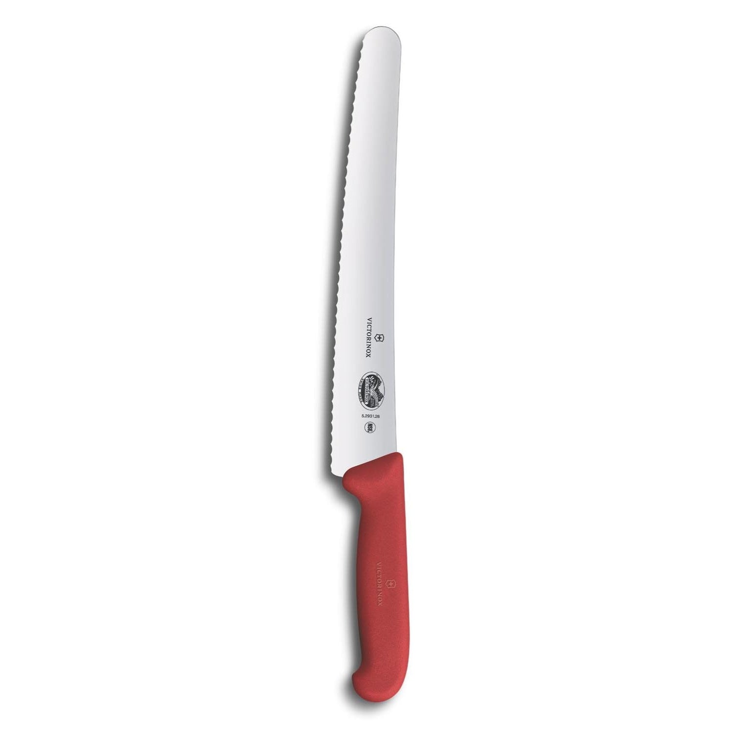 Victorinox Serrated Bread - Pastry Knife 26 cm Red Handle Fibrox 5.2931.26B
