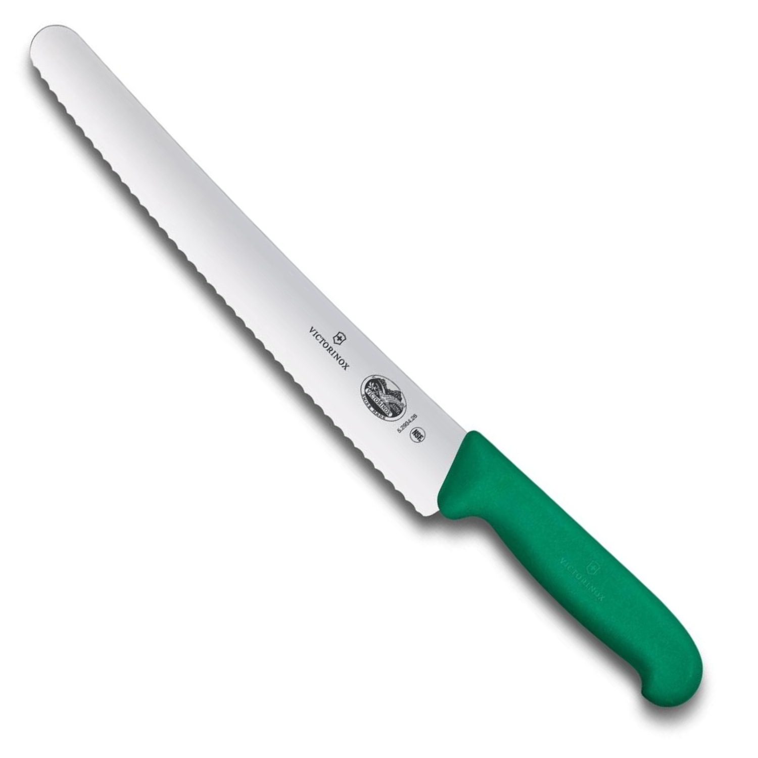 Victorinox Serrated Bread - Pastry Knife 26 cm Green Handle Fibrox 5.2934.26B