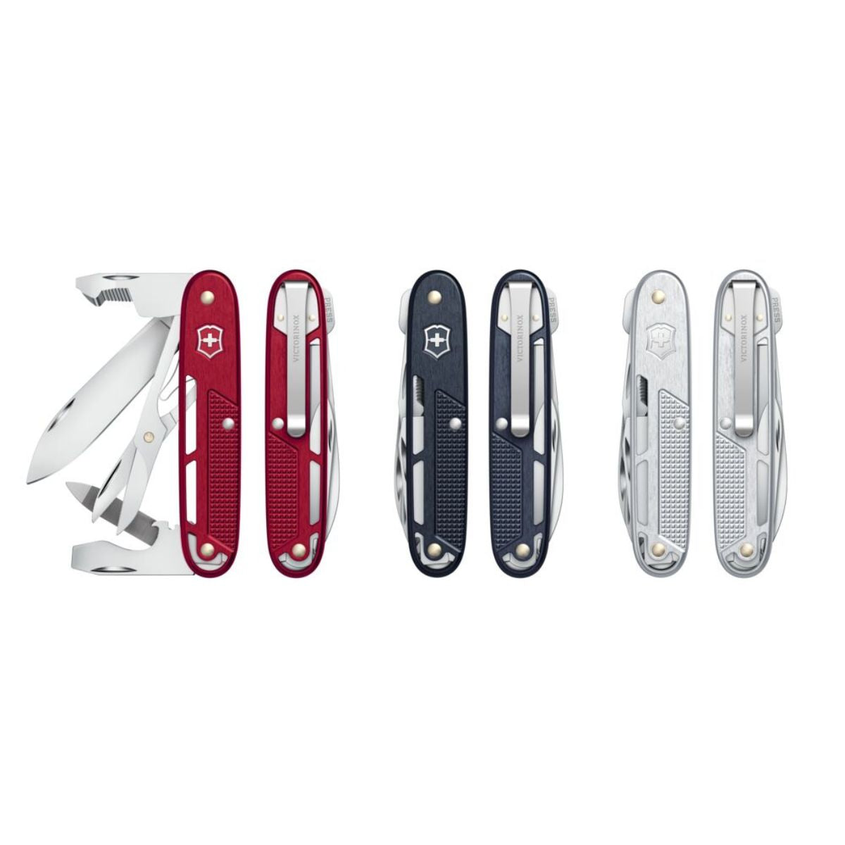 Victorinox Synergy X Alox Swiss Army Kinfe 93 mm 10 Functions Aluminium Scales Red 0.8226.20