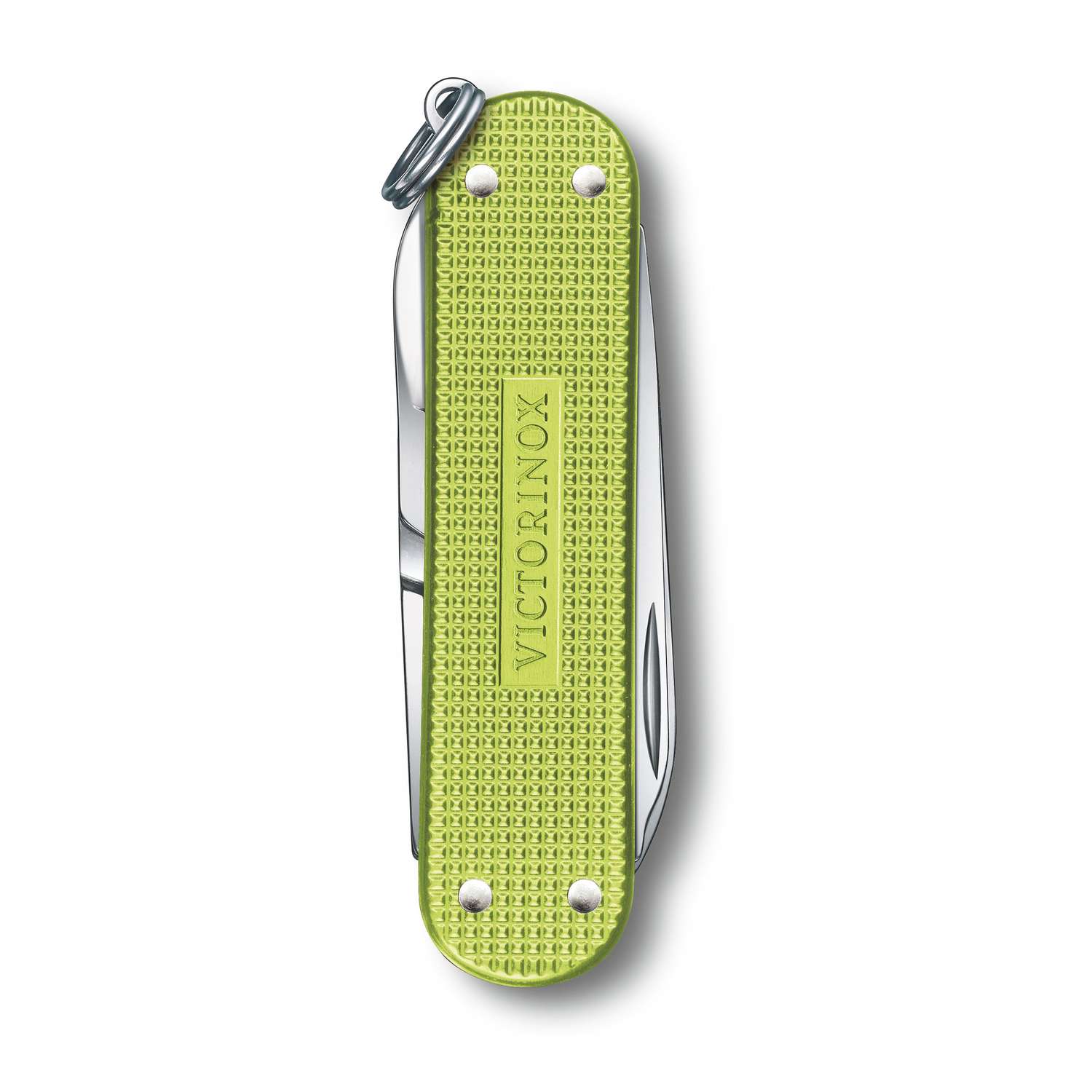 Victorinox Classic SD Alox Swiss Army Knife 58 mm 5 Functions Aluminium Scales Green Lime Twist