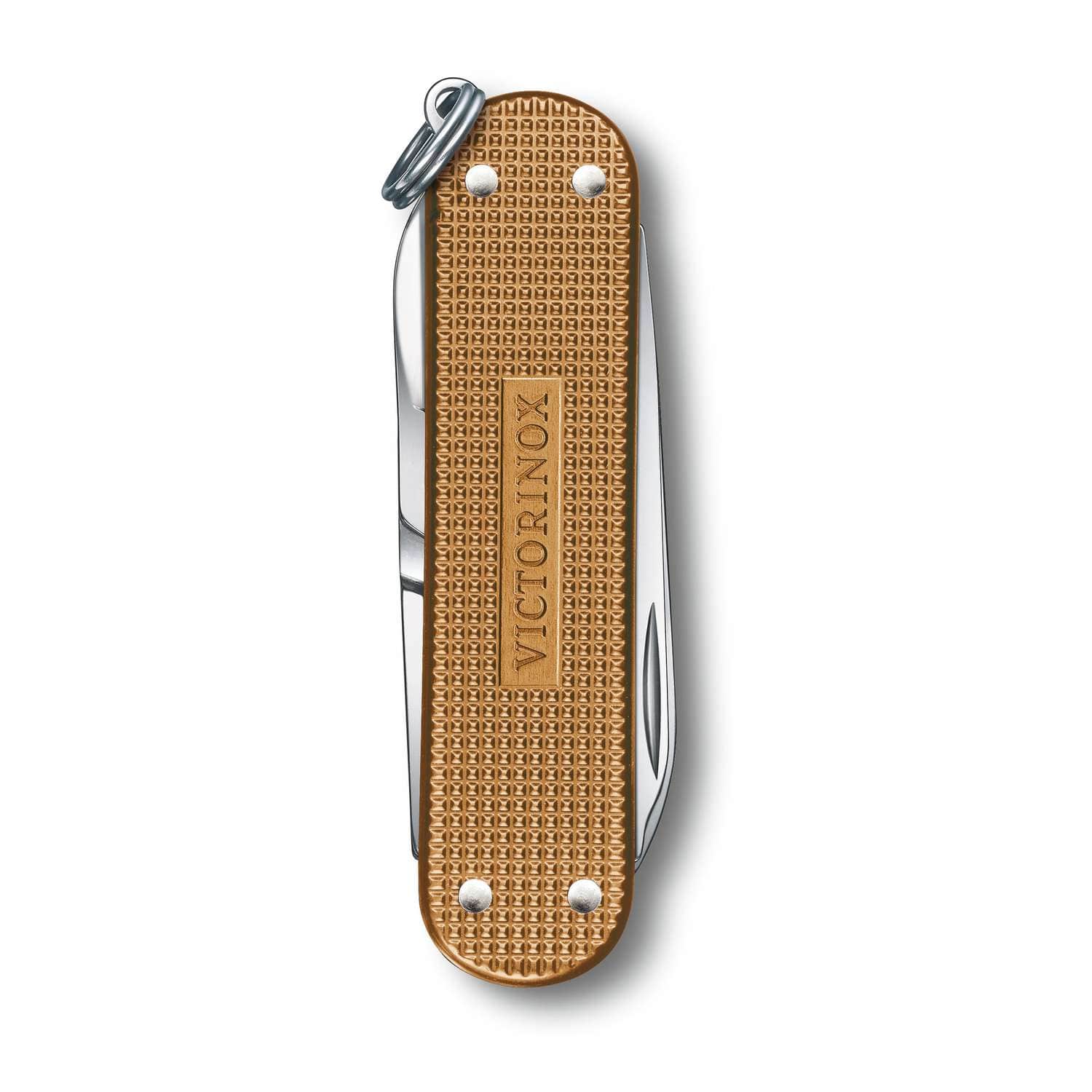 Victorinox Classic SD Alox Swiss Army Knife 58 mm 5 Functions Aluminium Scales Beige Wet Sand