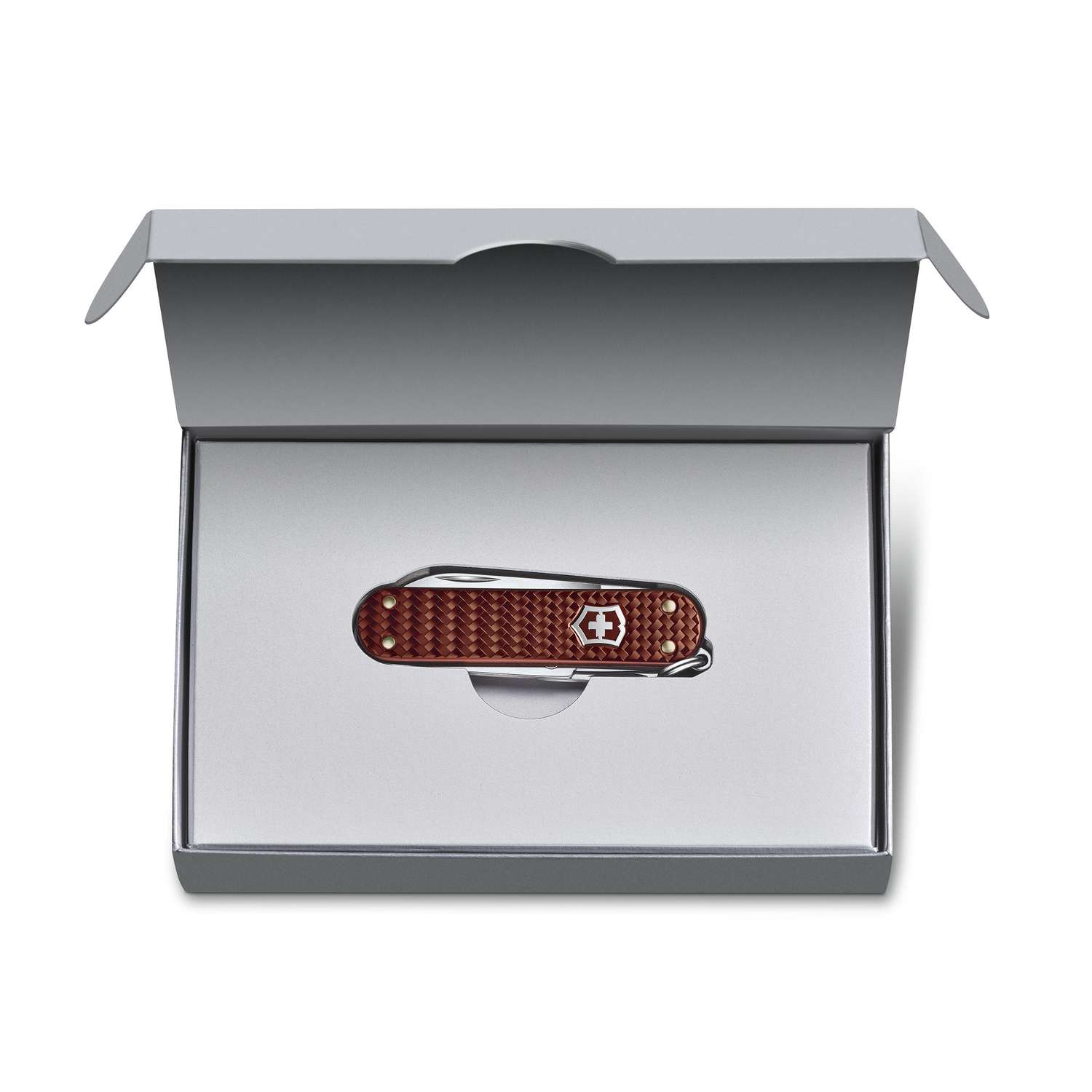 Victorinox Classic SD Precious Alox Swiss Army Knife 58 mm 5 Functions Aluminium Scales Hazel Brown