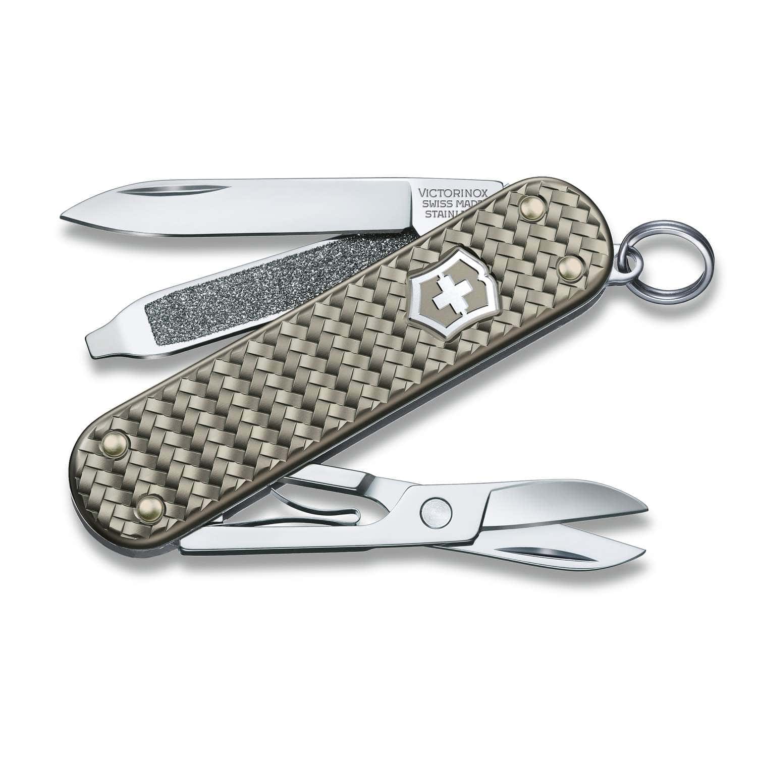 Victorinox Classic SD Precious Alox Swiss Army Knife 58 mm 5 Functions Aluminium Scales Gray Infinite Gray