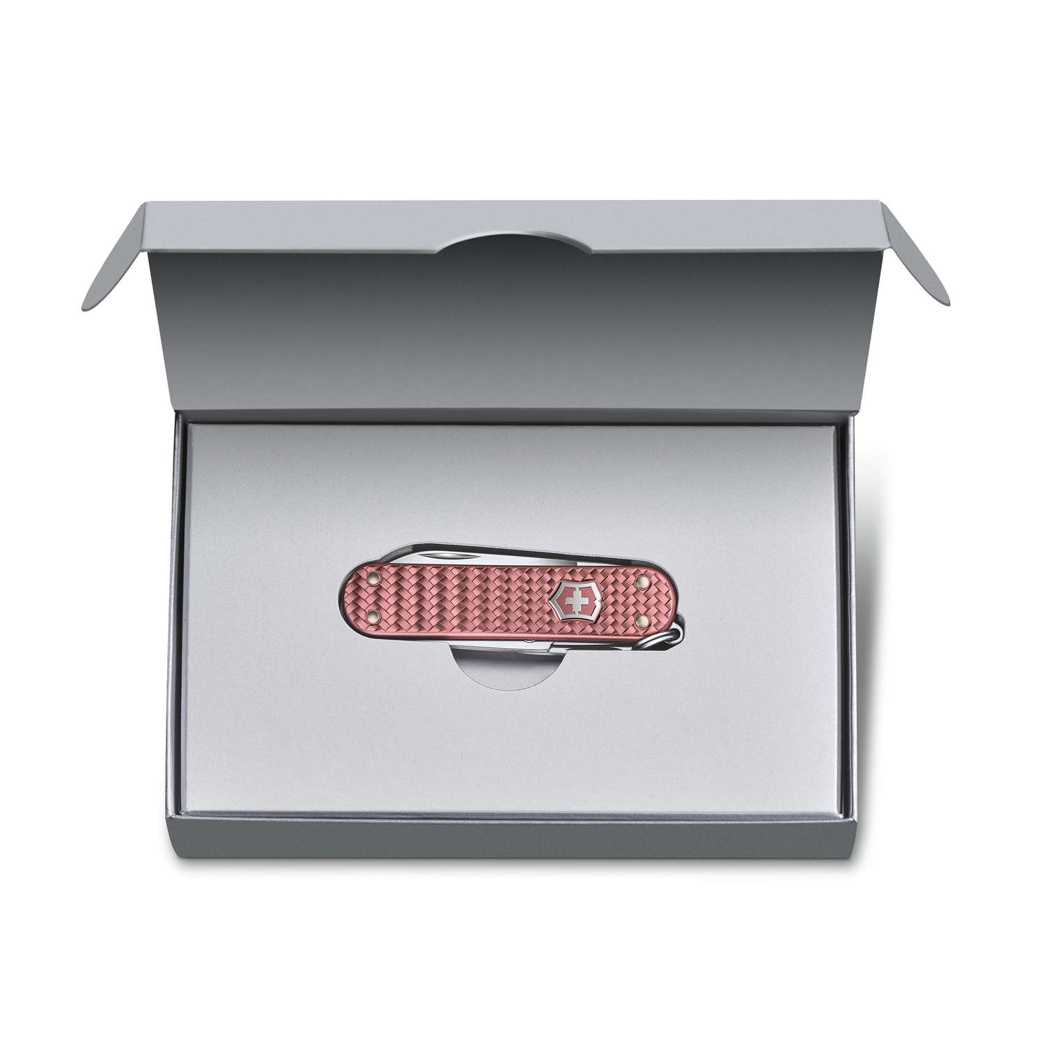 Victorinox Classic SD Precious Alox Swiss Army Knife 58 mm 5 Functions Aluminium Scales Pink Gentle Rose