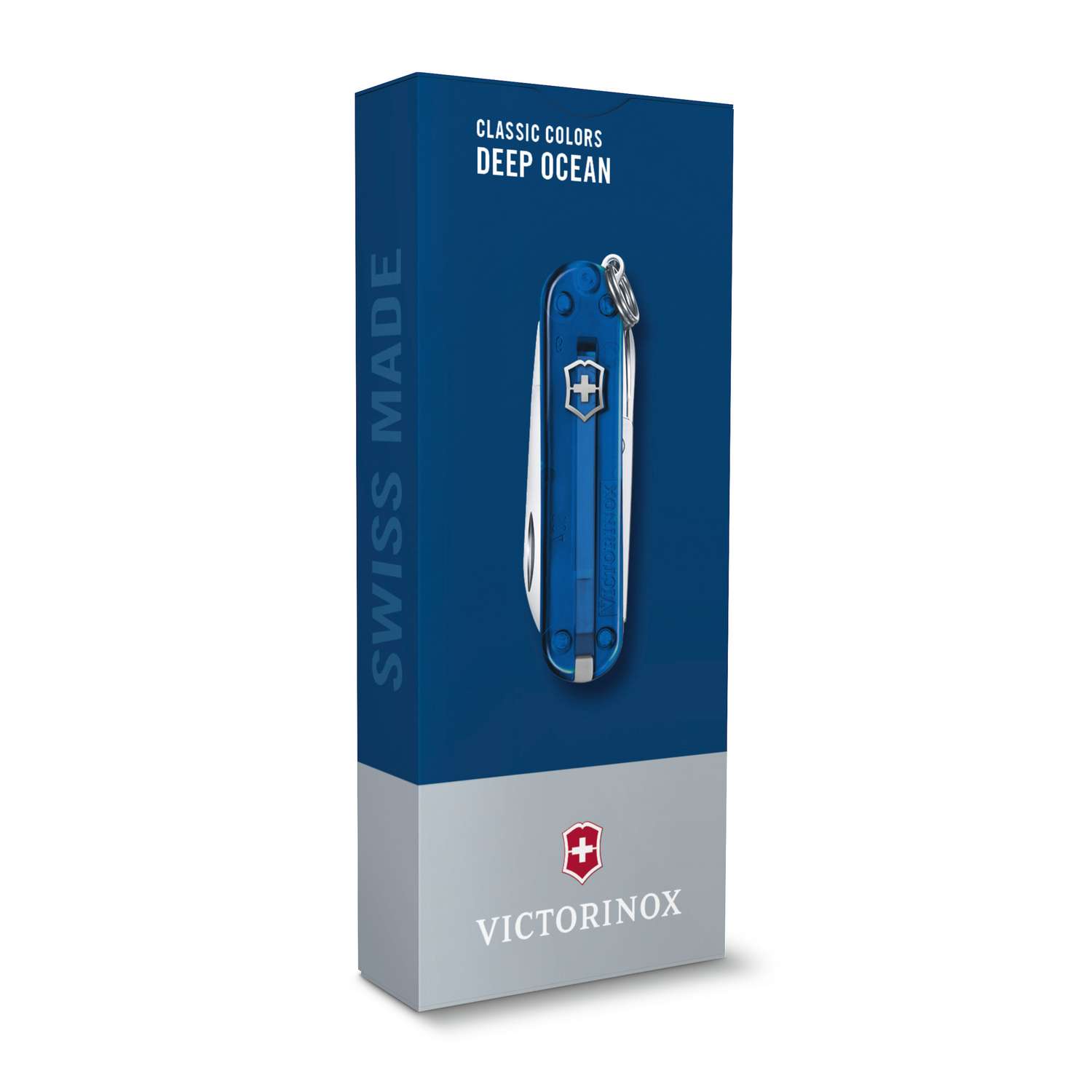 Victorinox Classic SD Swiss Army Knife 58 mm 7 Functions Blue Transparent Deep Ocean 0.6223.T2G