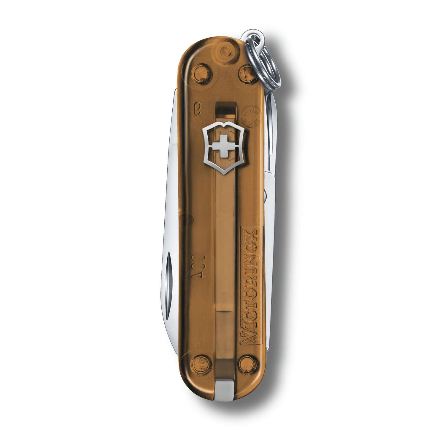 Victorinox Classic SD Swiss Army Knife 58 mm 7 Functions Beige Transparent Chocolate Fudge