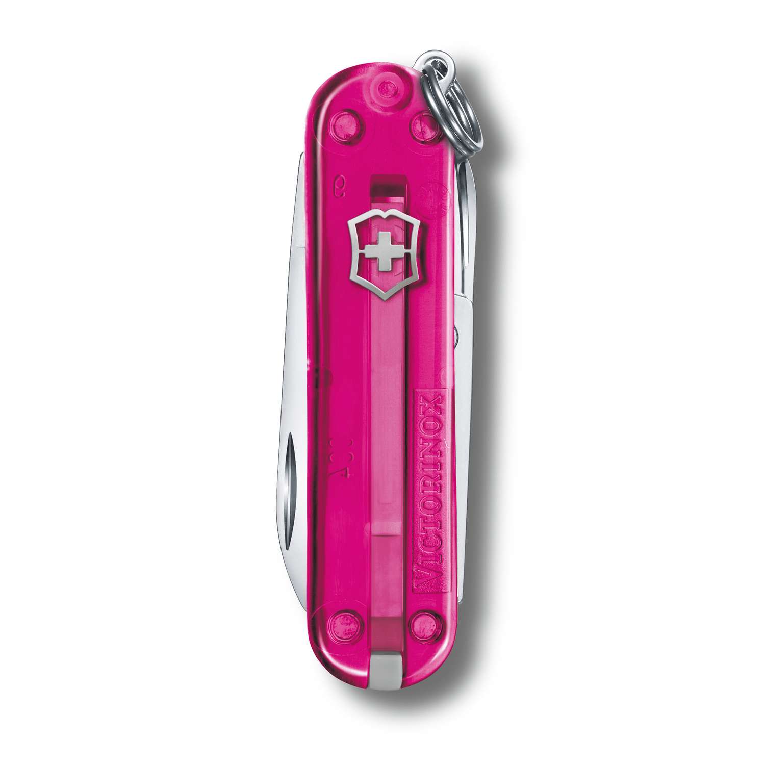 Victorinox Classic SD Swiss Army Knife 58 mm 7 Functions Pink Transparent Cupcake Dream 0.6223.T5G