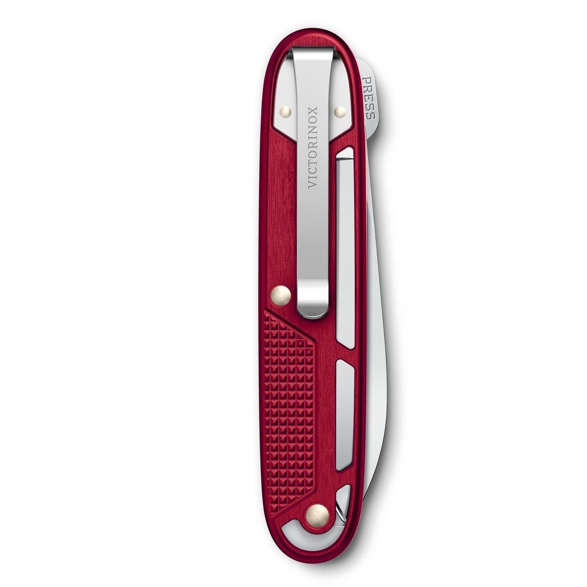 Victorinox Onefold Alox Swiss Army Kinfe 93 mm 2 Functions Aluminium Scales Red 0.8006.20