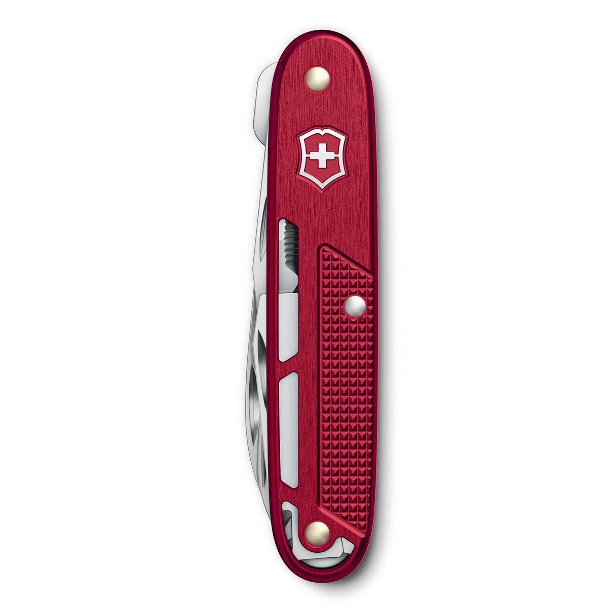 Victorinox Synergy Alox Swiss Army Kinfe 93 mm 9 Functions Aluminium Scales Red 0.8216.20