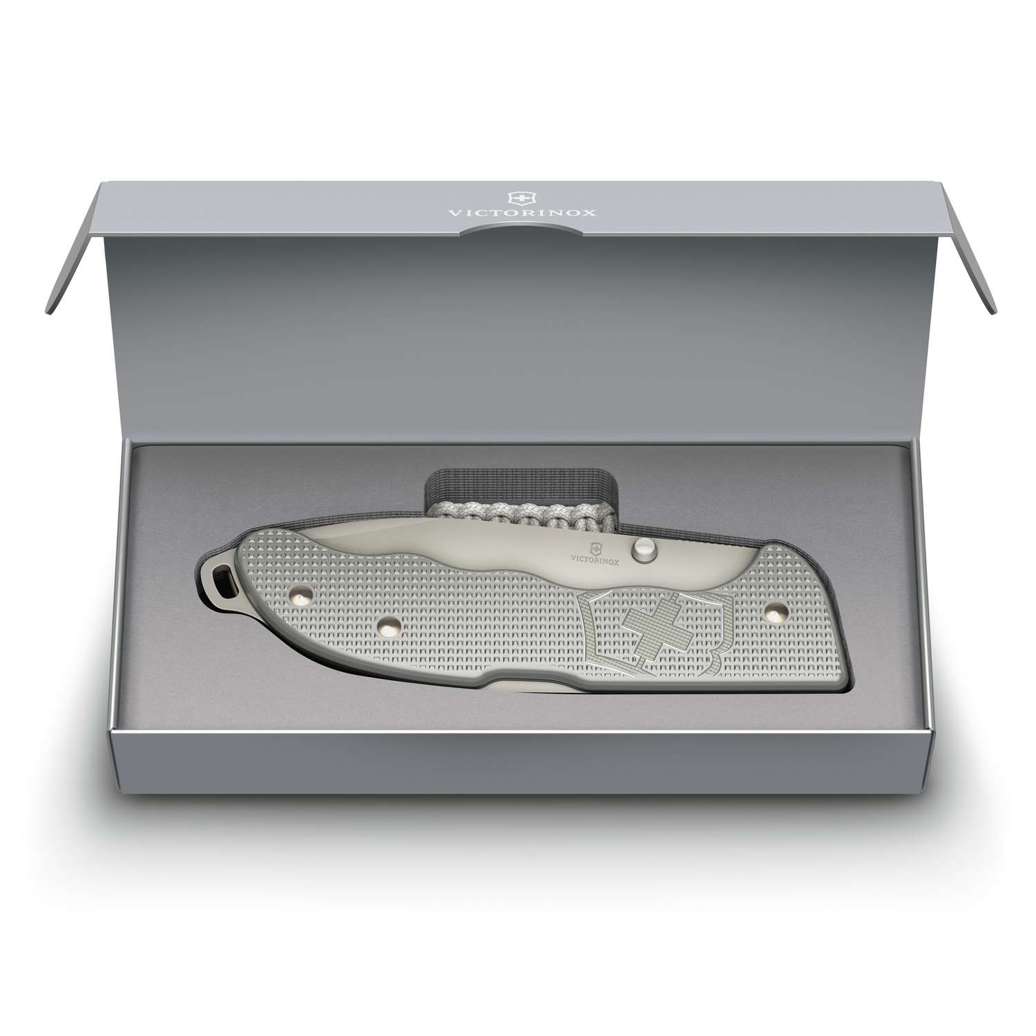 Victorinox Evoke Alox Swiss Army Knife 136 mm 5 Functions Aluminium Scales Silver 0.9415.D26