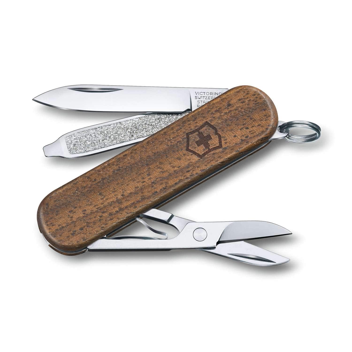 Victorinox Classic SD Wood Swiss Army Knife 58 mm 5 Functions Wooden Scales 0.6221.63