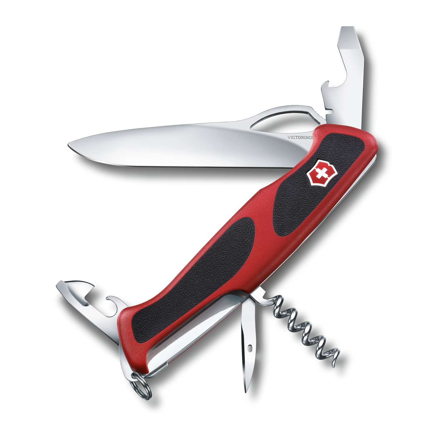 Victorinox Ranger 61 M Grip Swiss Army Knife 130 mm 11 Functions Red 0.9553.MC