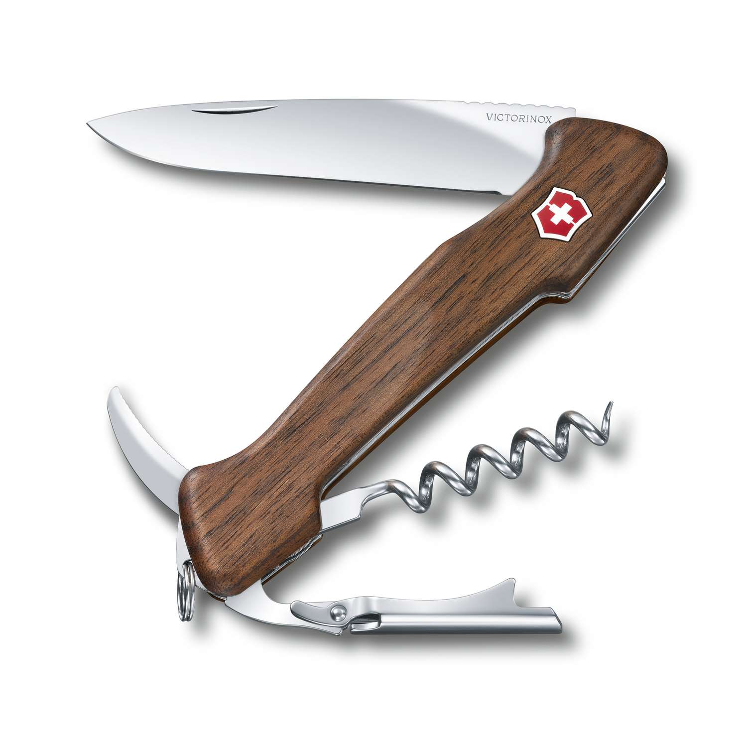 Victorinox Wine Master Wood Swiss Army Knife 130 mm 6 Functions Wooden Scales Brown 0.9701.63
