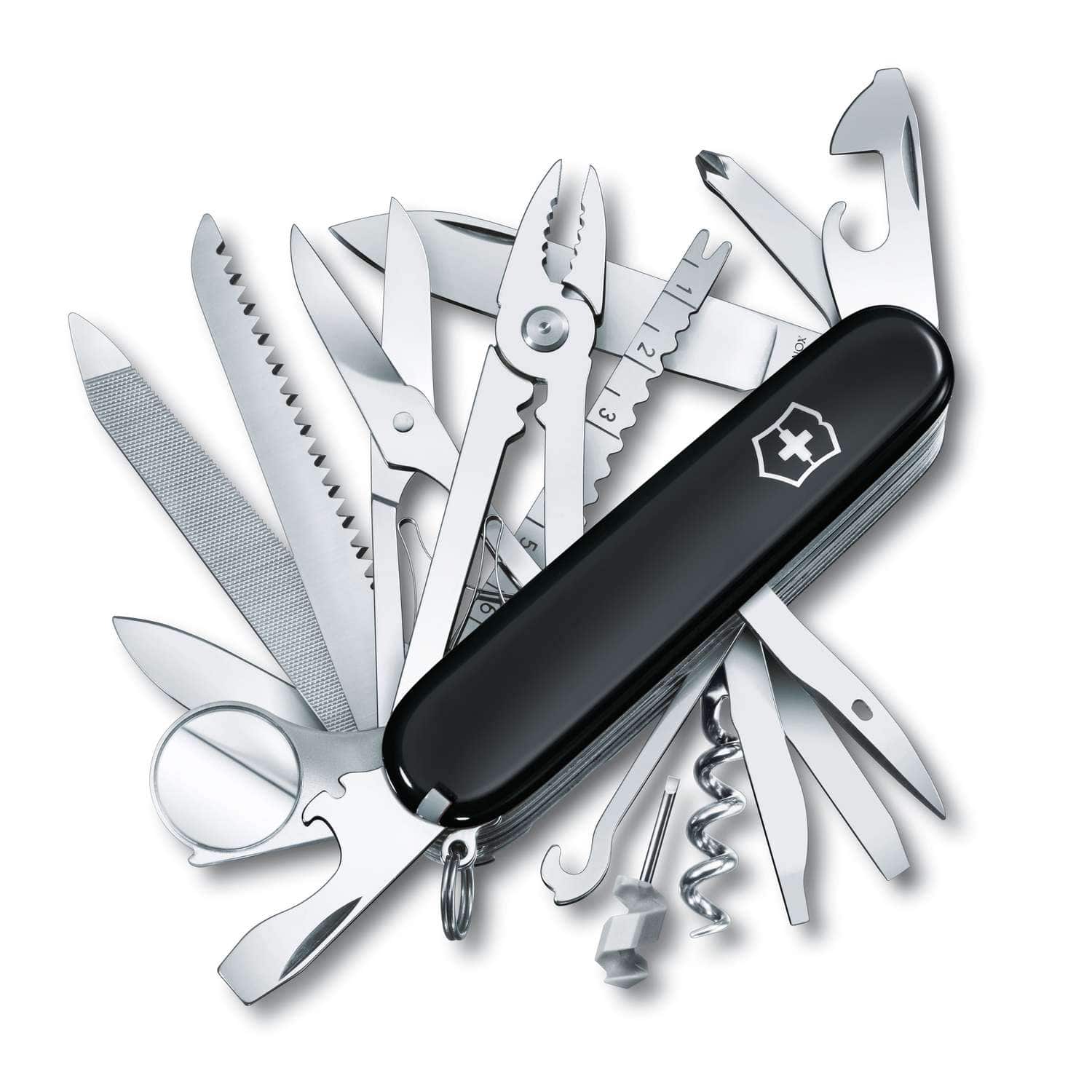 Victorinox Swiss Champ Swiss Army Knife 91 mm 33 Functions Black 1.6795.3