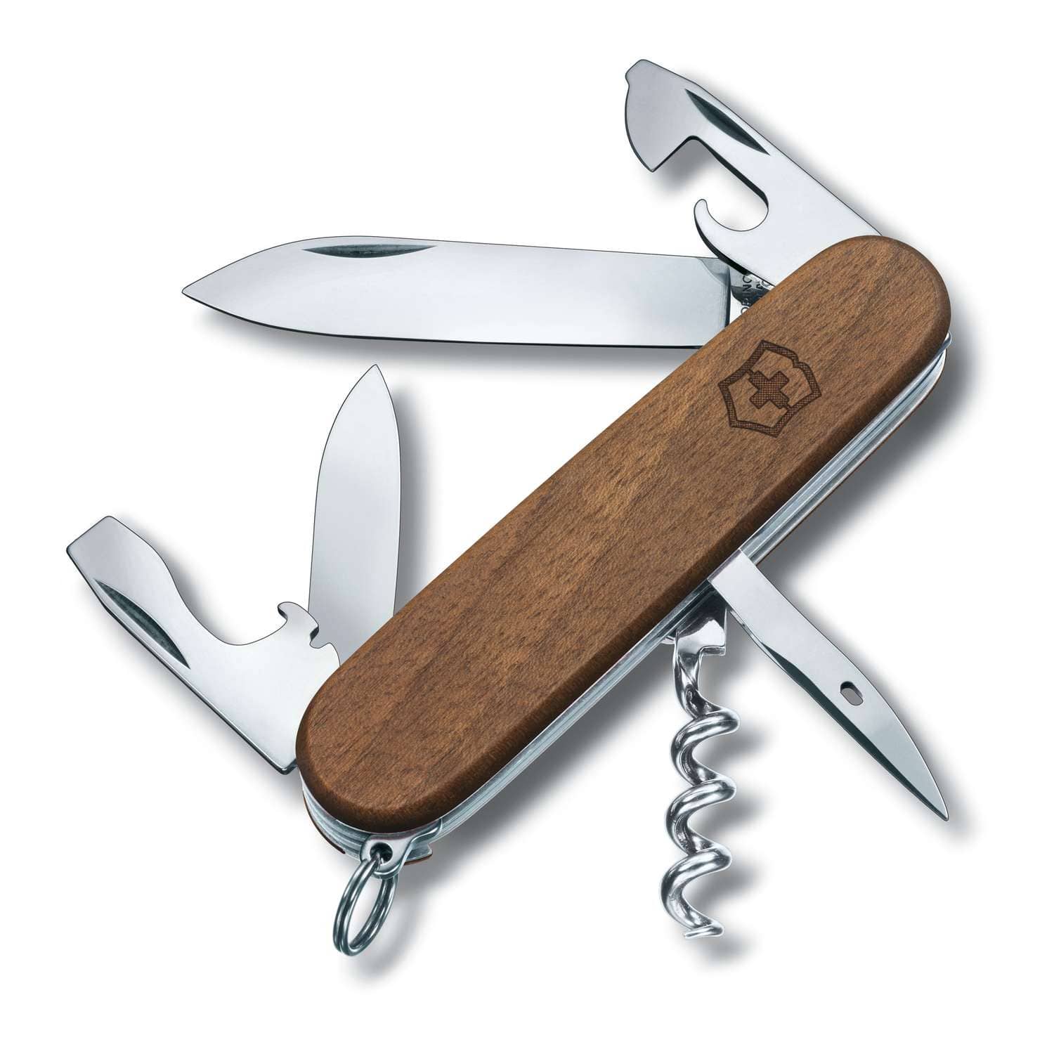 Victorinox Spartan Wood Swiss Army Knife 91 mm 12 Functions Wooden Scales 1.3601.63