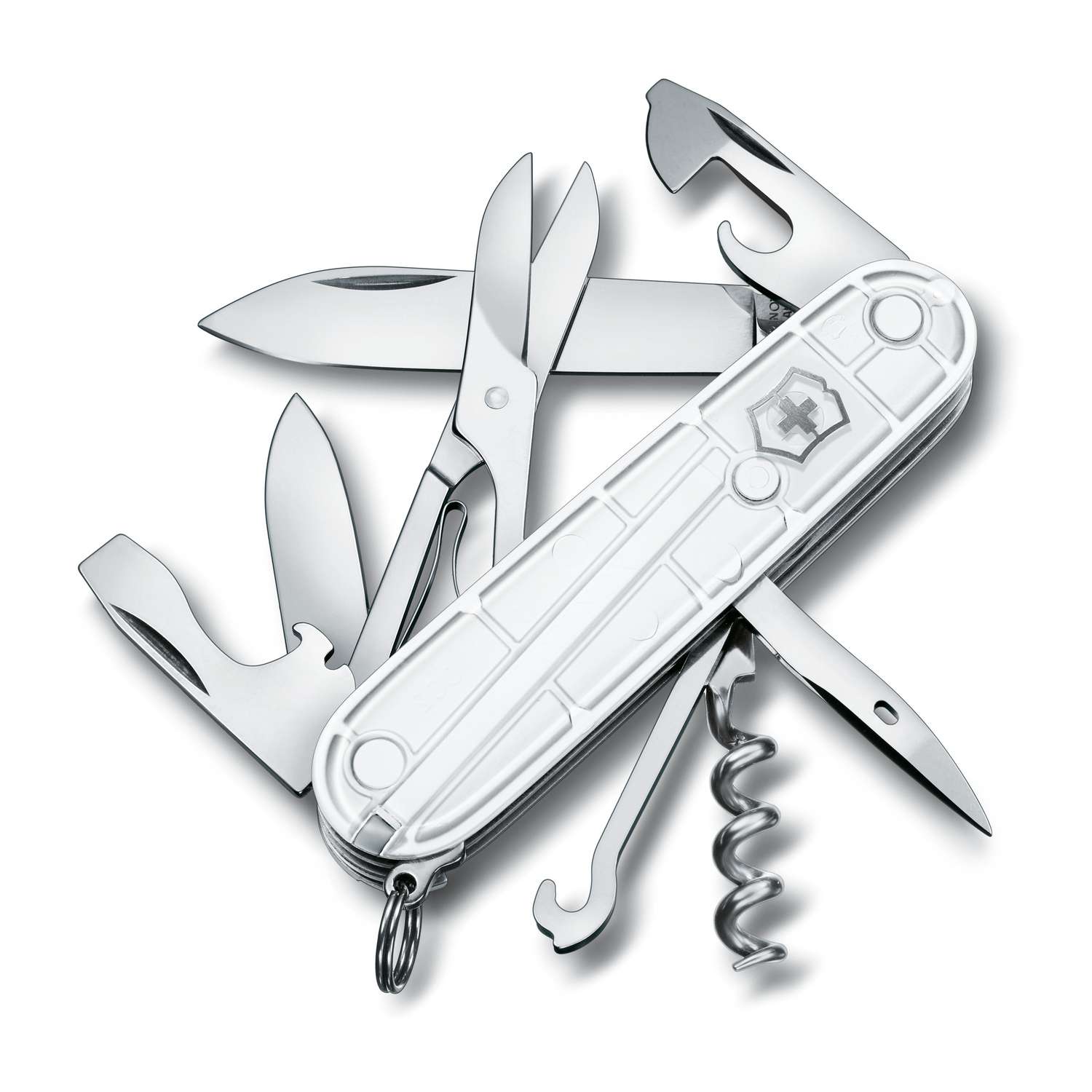 Victorinox Climber Swiss Army Knife 91 mm 14 Functions Silver Transparent 1.3703.T7