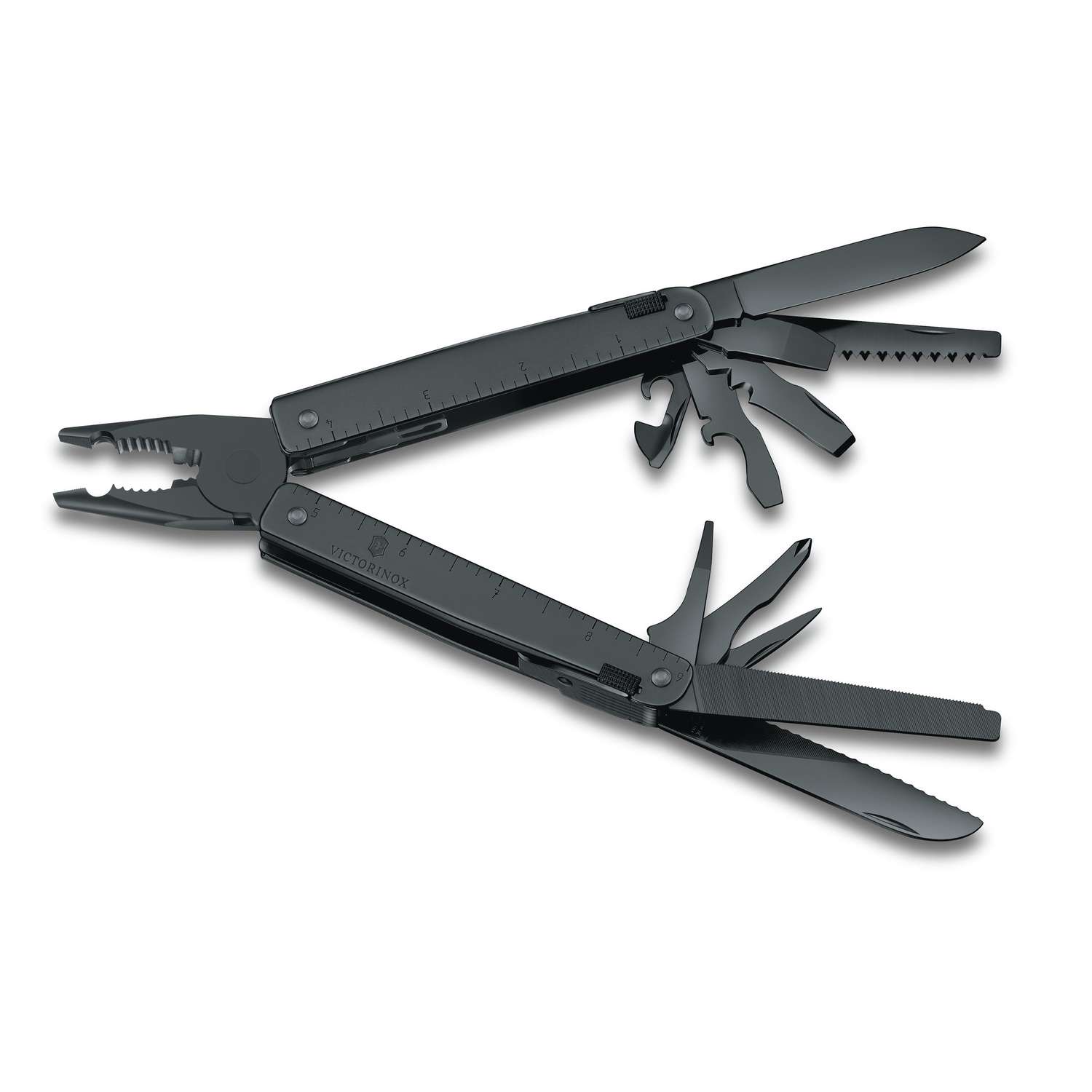 Victorinox Swiss Tool BS Swiss Army Multitool 115 mm 27 Functions Black In Belt Pouch 3.0323.3CN