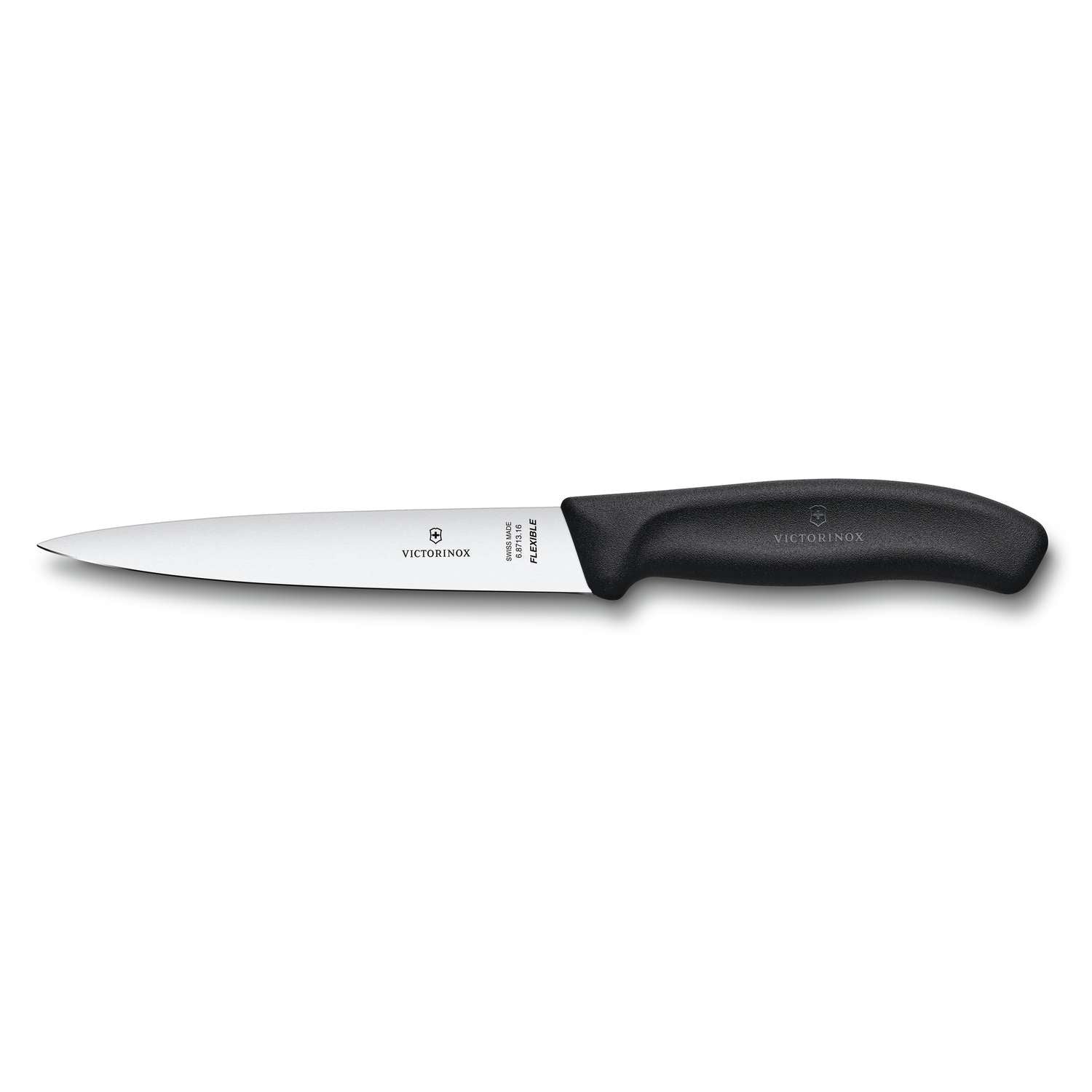 Victorinox Fillet Knife 16 cm With Flexible Blade Black Handle Swiss Classic 6.8713.16B