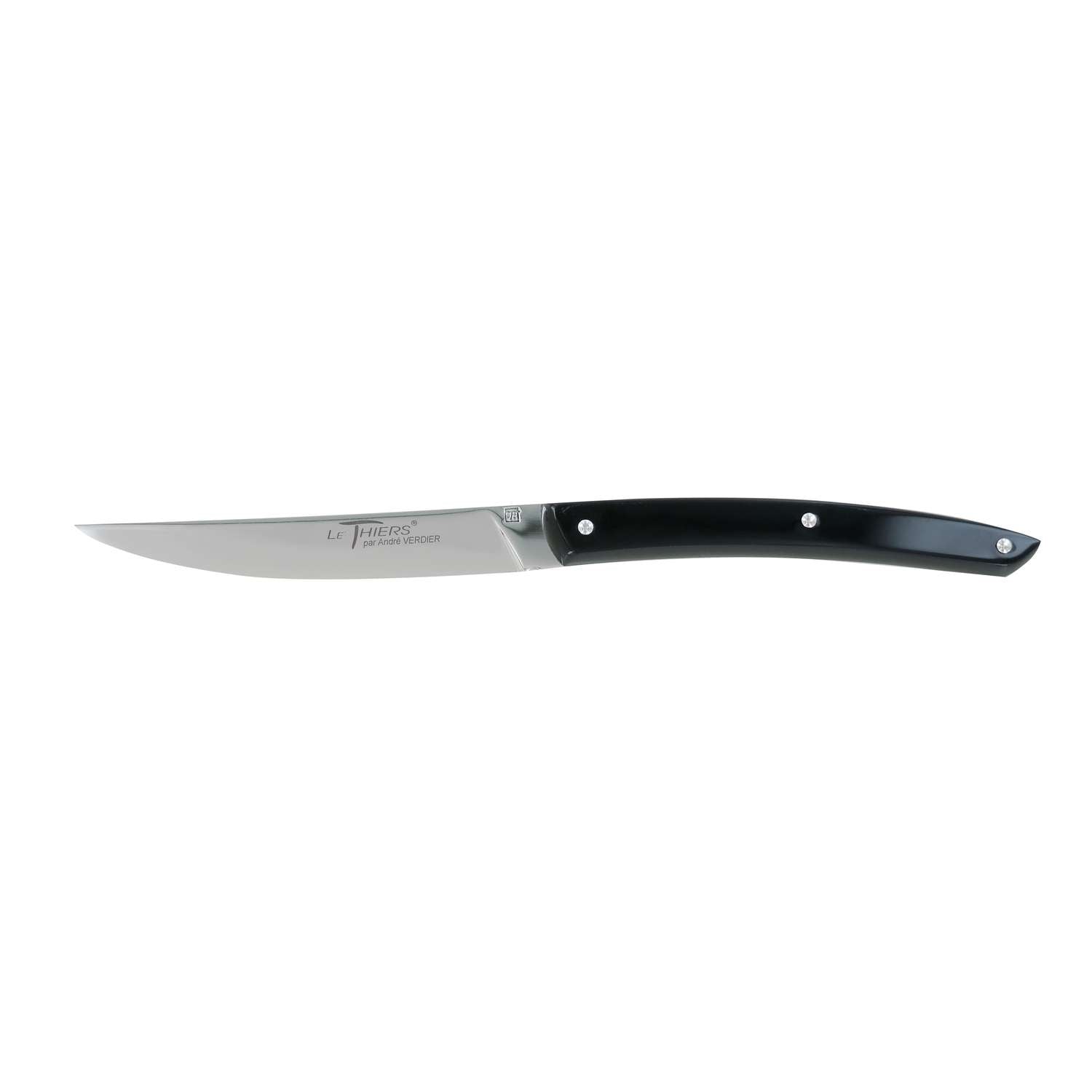 Andre verdier Steak Knife 11 cm With Black Acrylic Handle Le Thiers Couleur
