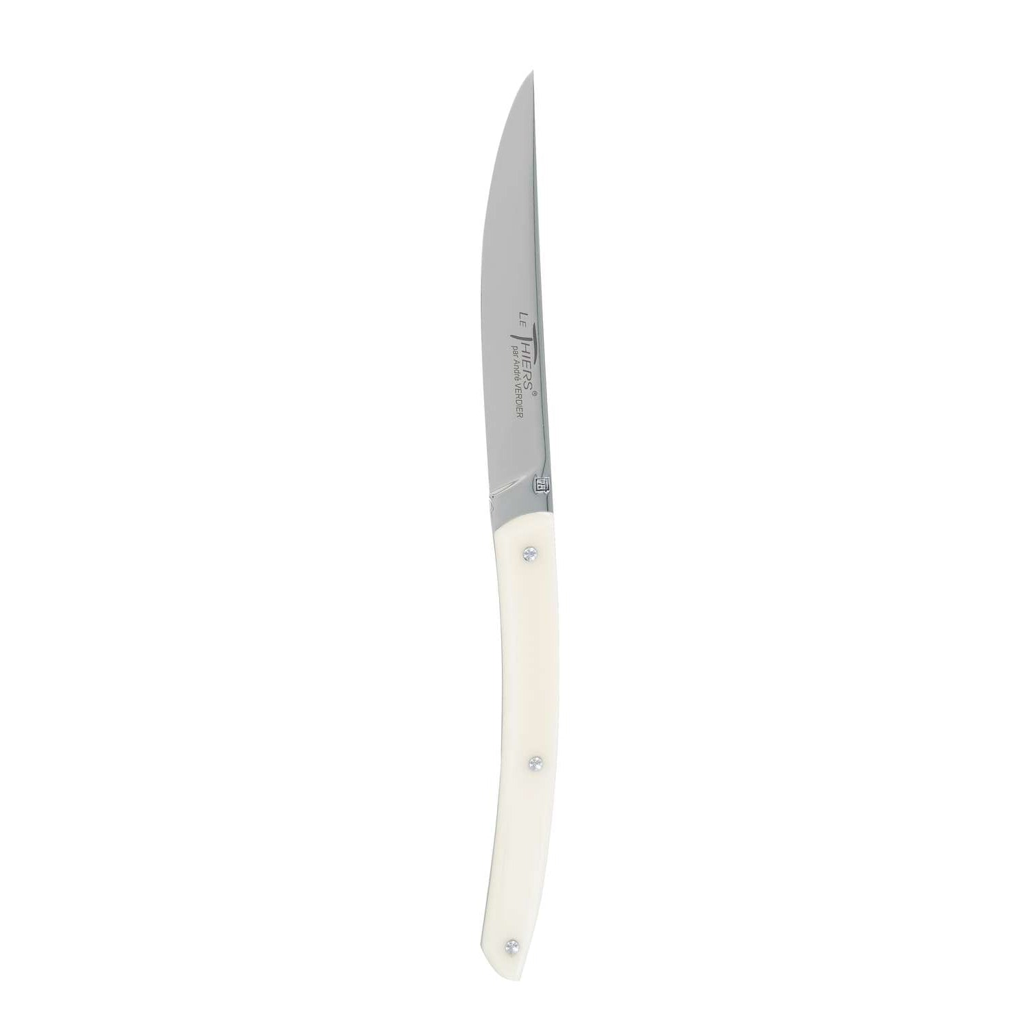 Andre verdier Steak Knife 11 cm With Ivory Acrylic Handle Le Thiers Couleur