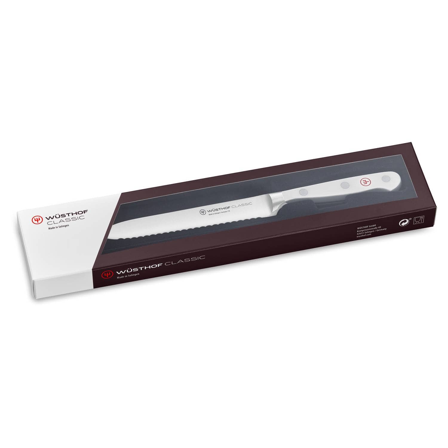 Wusthof Serrated Utility-Cold Cuts Knife 14 cm Classic White 1040201614