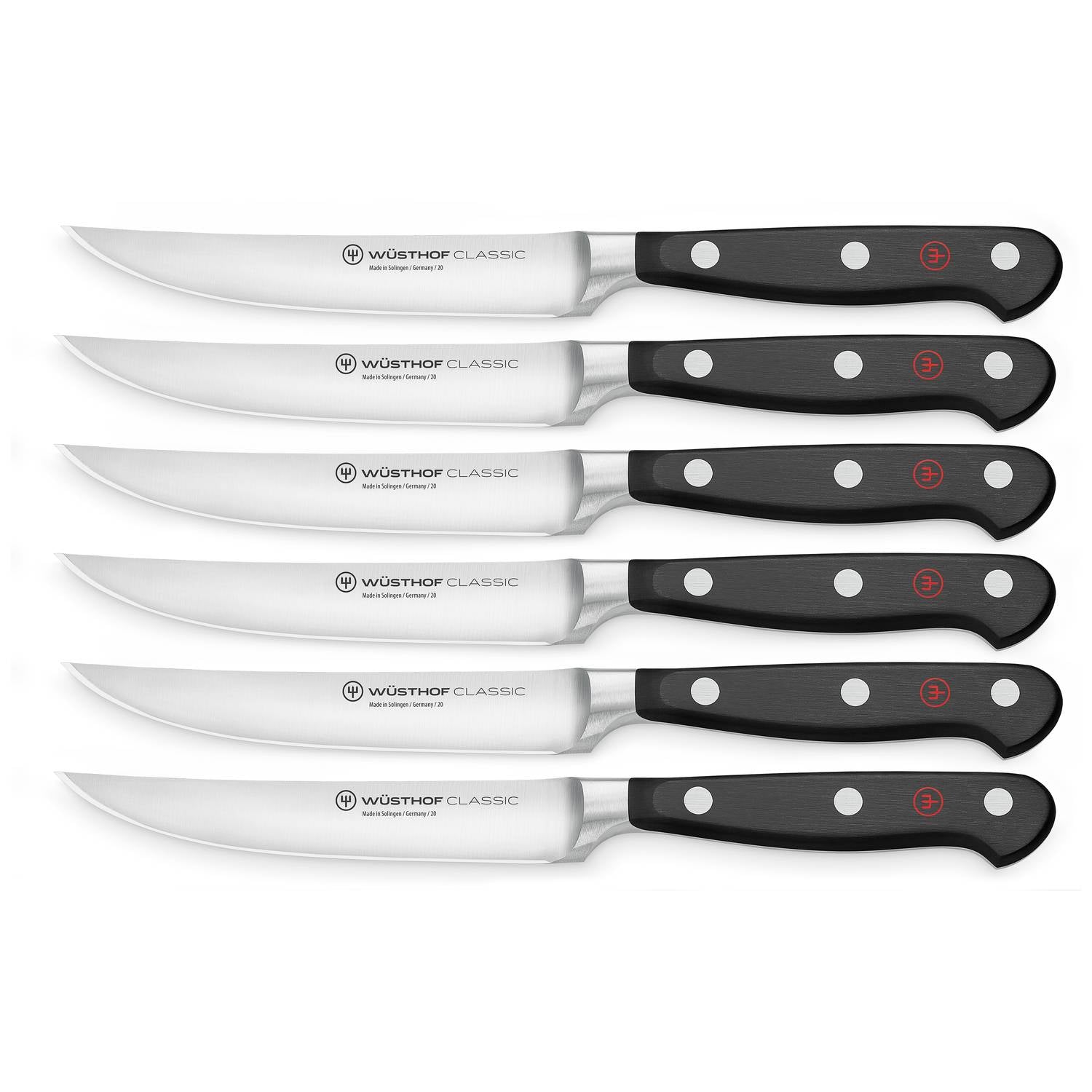 Wusthof Steak Knives Set 12 cm 6 pcs Gift Box Classic 1120160601