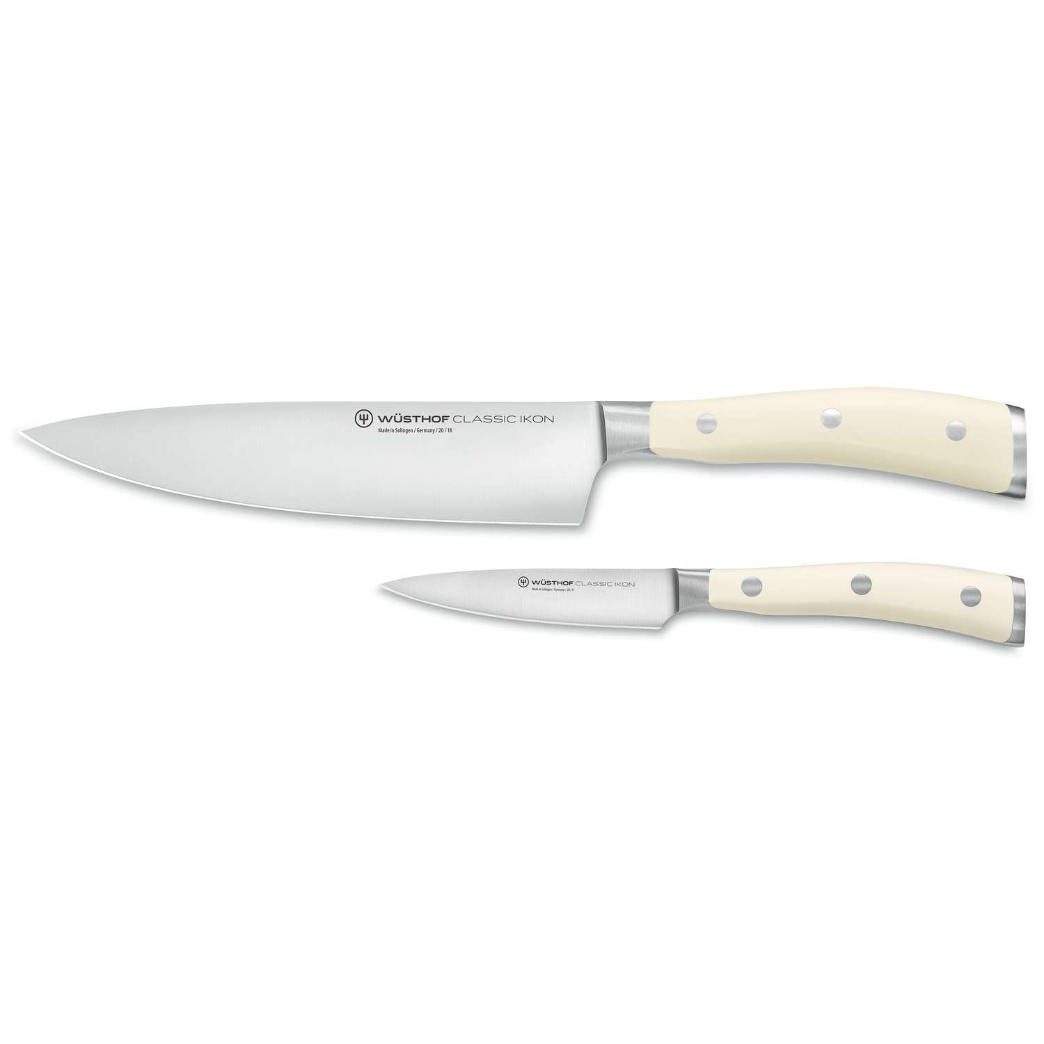 Wusthof Knives Set 2 pcs Gift Box Classic Ikon Crème 1120460204