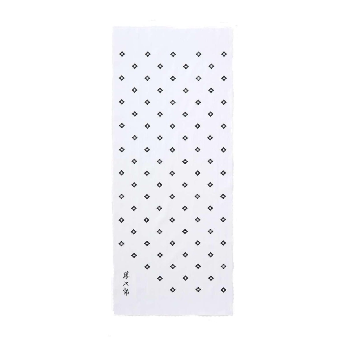Tojiro Traditional Japanese Towel (Tenugui) White 86 x 35 cm F-377