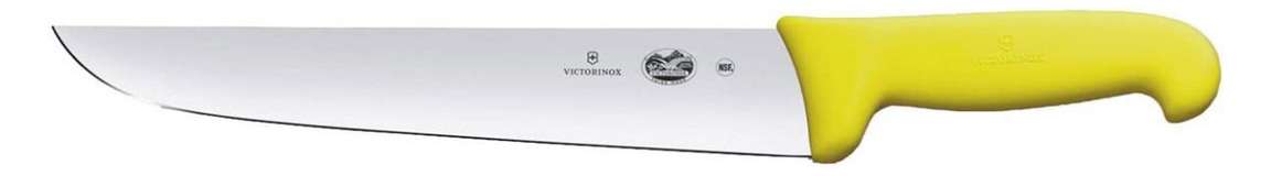 Victorinox Butcher Knife 20 cm Yellow Fibrox Handle 5.5208.20