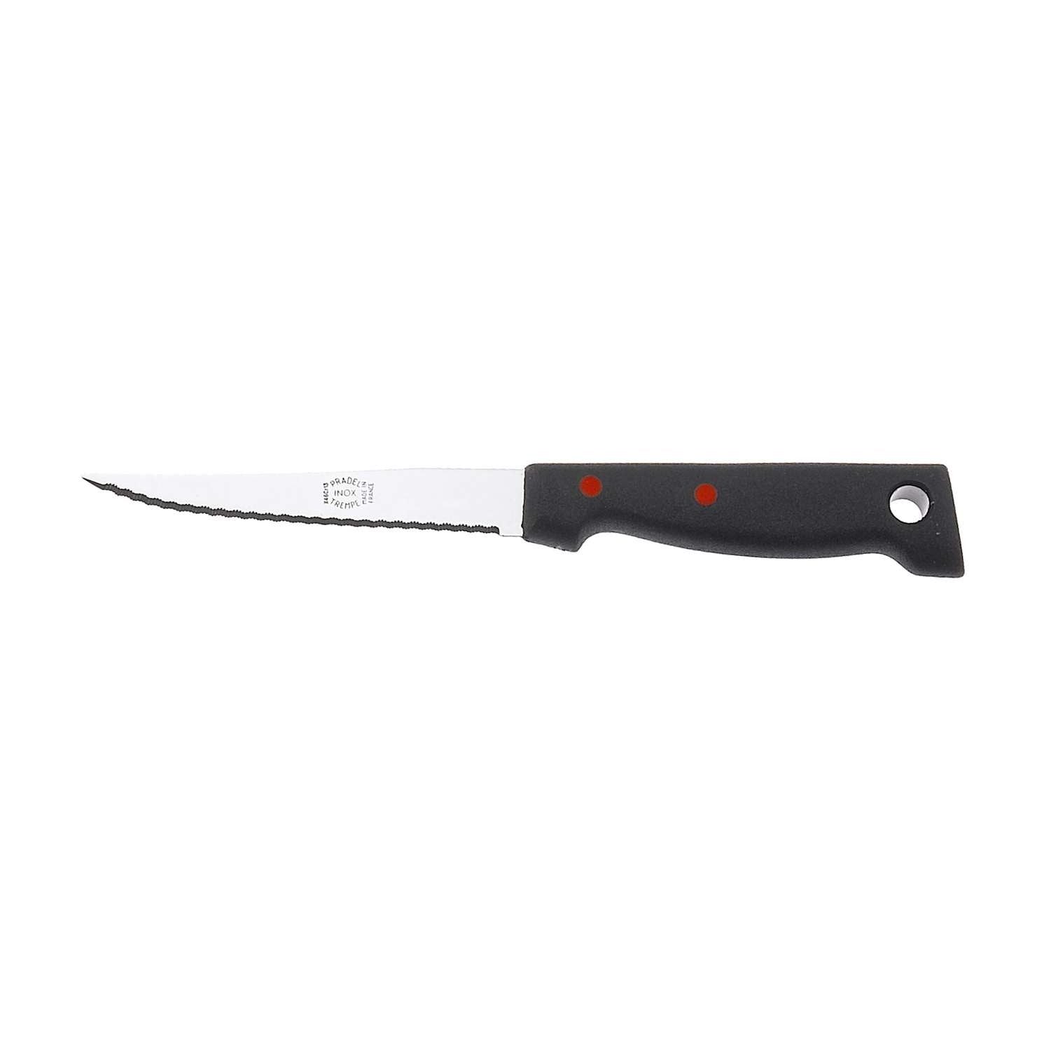 Andre verdier Serrated Steak Knife 11 cm Black Handle Dynamit 57NRR