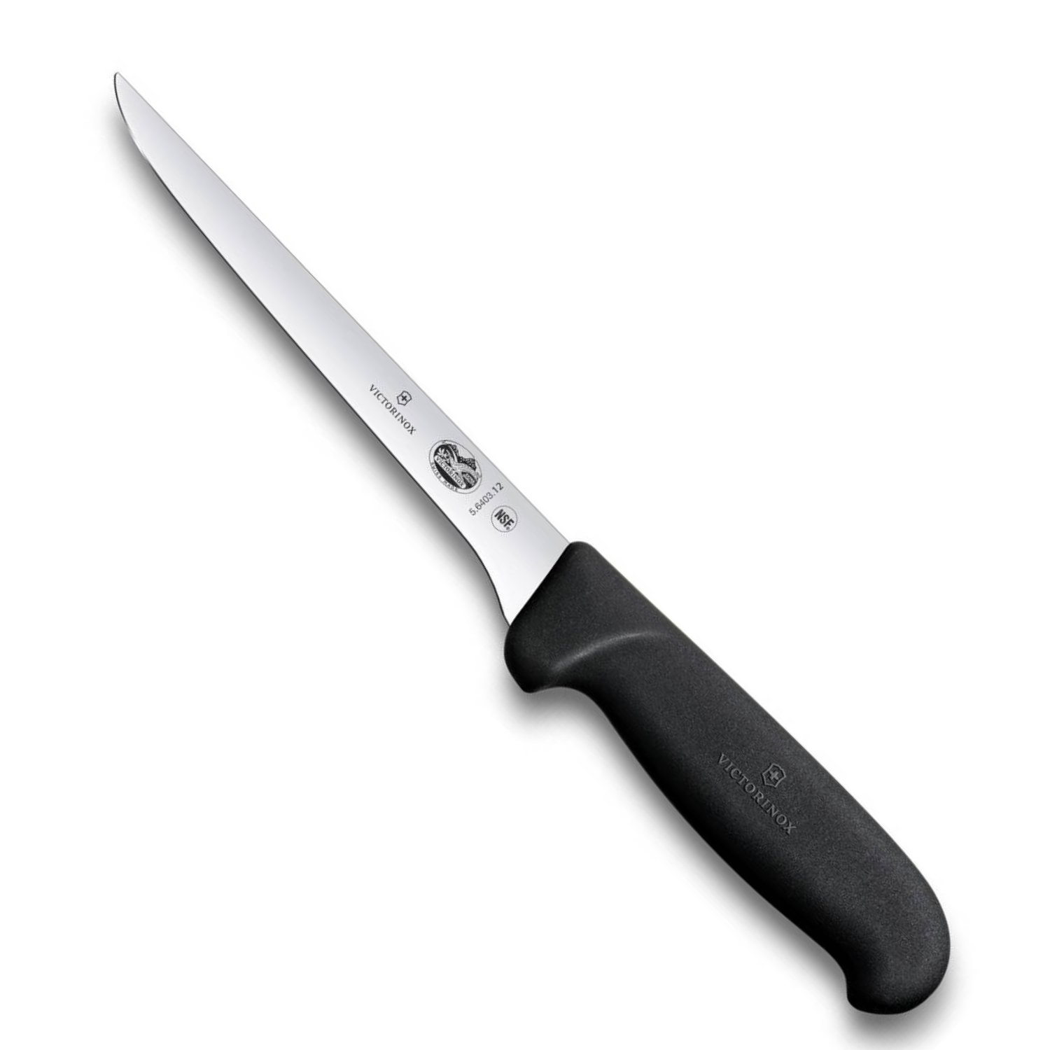Victorinox Boning Knife Rear Curved Edge Narrow Blade 12 cm Fibrox 5.6403.12