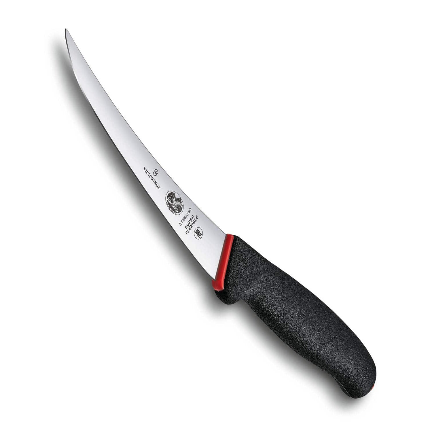 Victorinox Boning Knife Curved, Narrow Extra Flexible Blade 15 cm Dual Grip Handle 5.6663.15D
