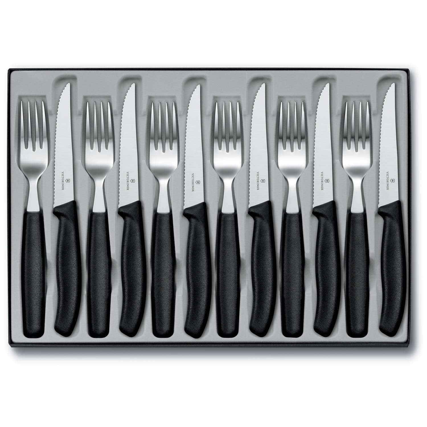 Victorinox Stainless Steel Cutlery Set 12 pcs Swiss Classic 6.7233.12