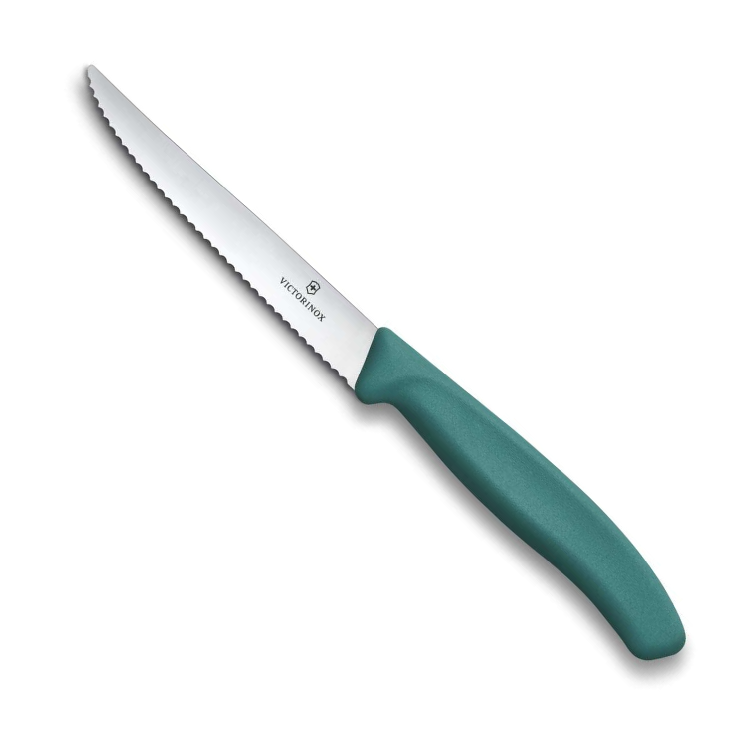 Victorinox Serrated Paring Knife 10 cm Green Handle Swiss Classic 6.7734.C1