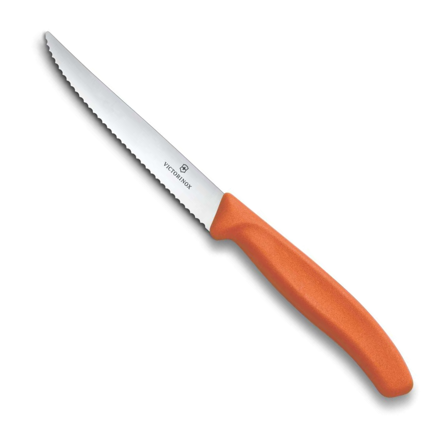 Victorinox Serrated Paring Knife 10 cm Orange Handle Swiss Classic 6.7739.C1