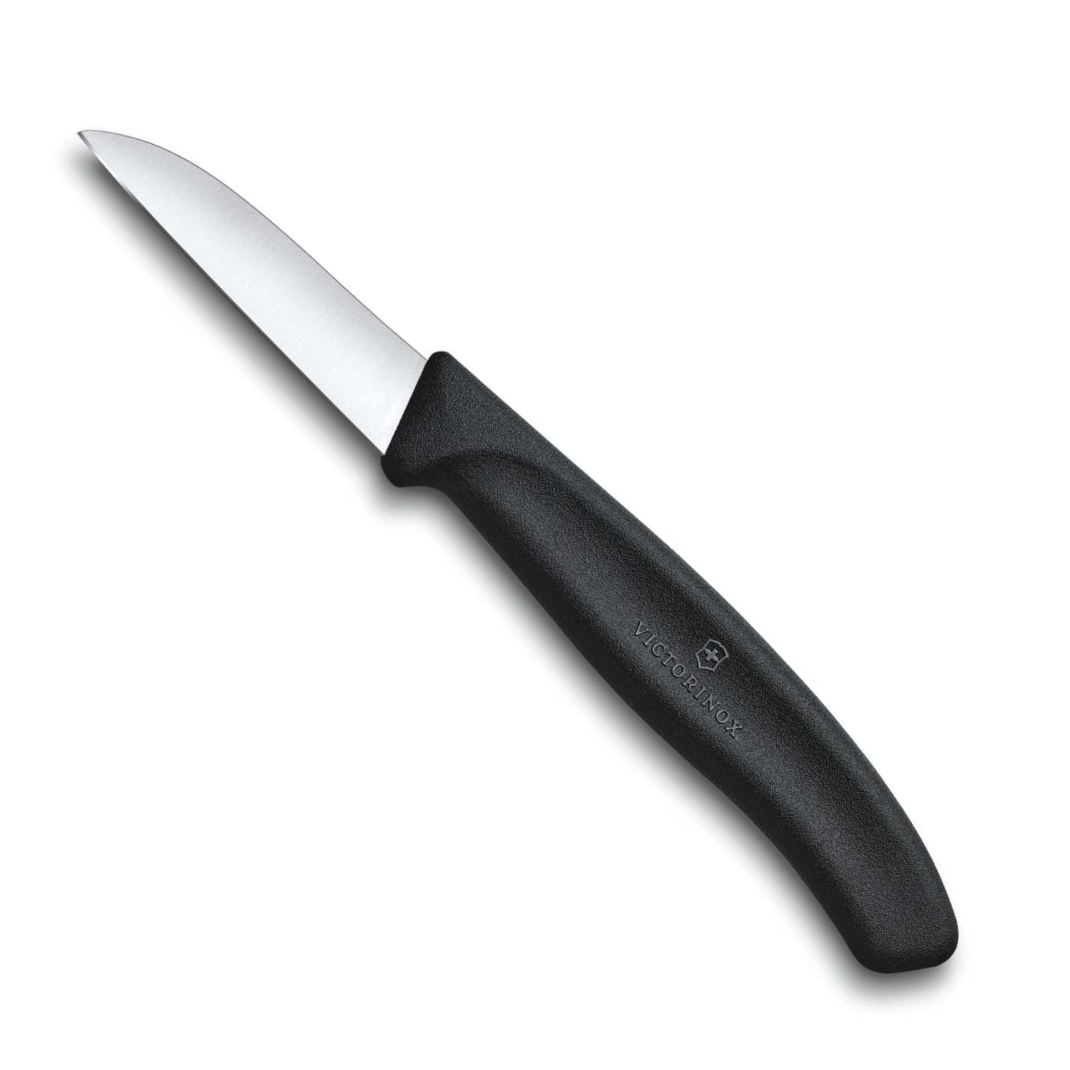 Victorinox Straight Utility Knife 6 cm, Black Handle Swiss Classic 6.7303