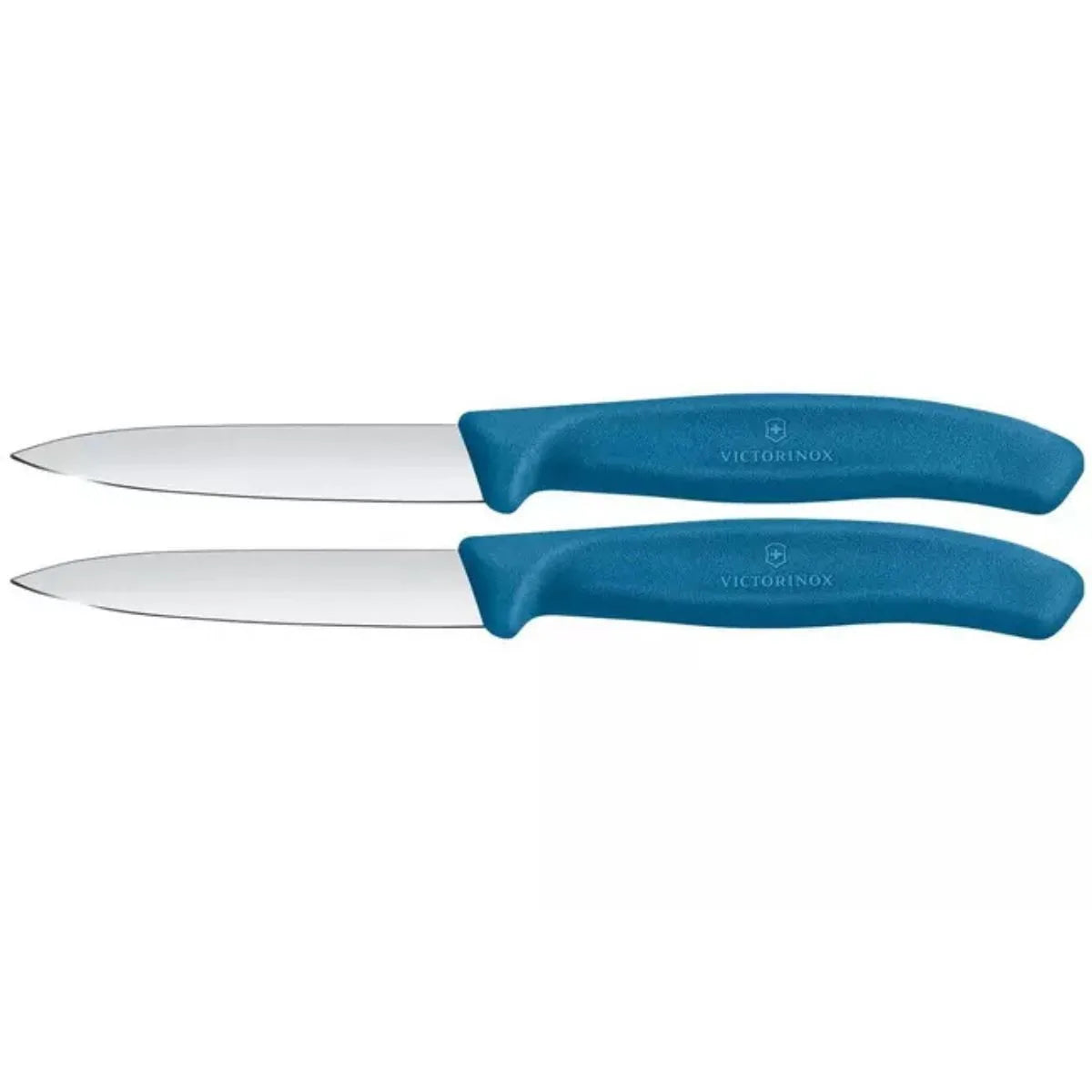 Victorinox Paring Knives 8 cm Blue Handles 2 pcs Set Swiss Classic 6.7602.2C1