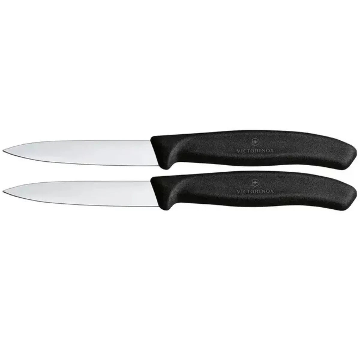 Victorinox Paring Knives 8 cm Black Handles 2 pcs Set Swiss Classic 6.7603.2