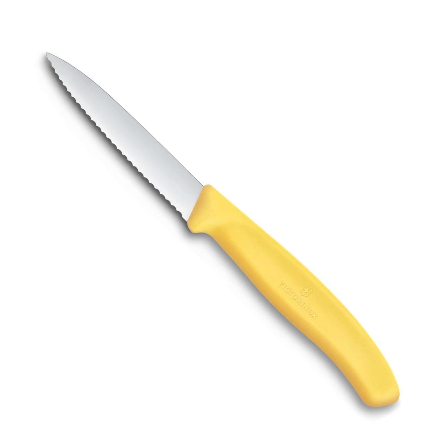 Victorinox Serrated Paring Knife 8 cm Yellow Handle Swiss Classic 6.7638.C1