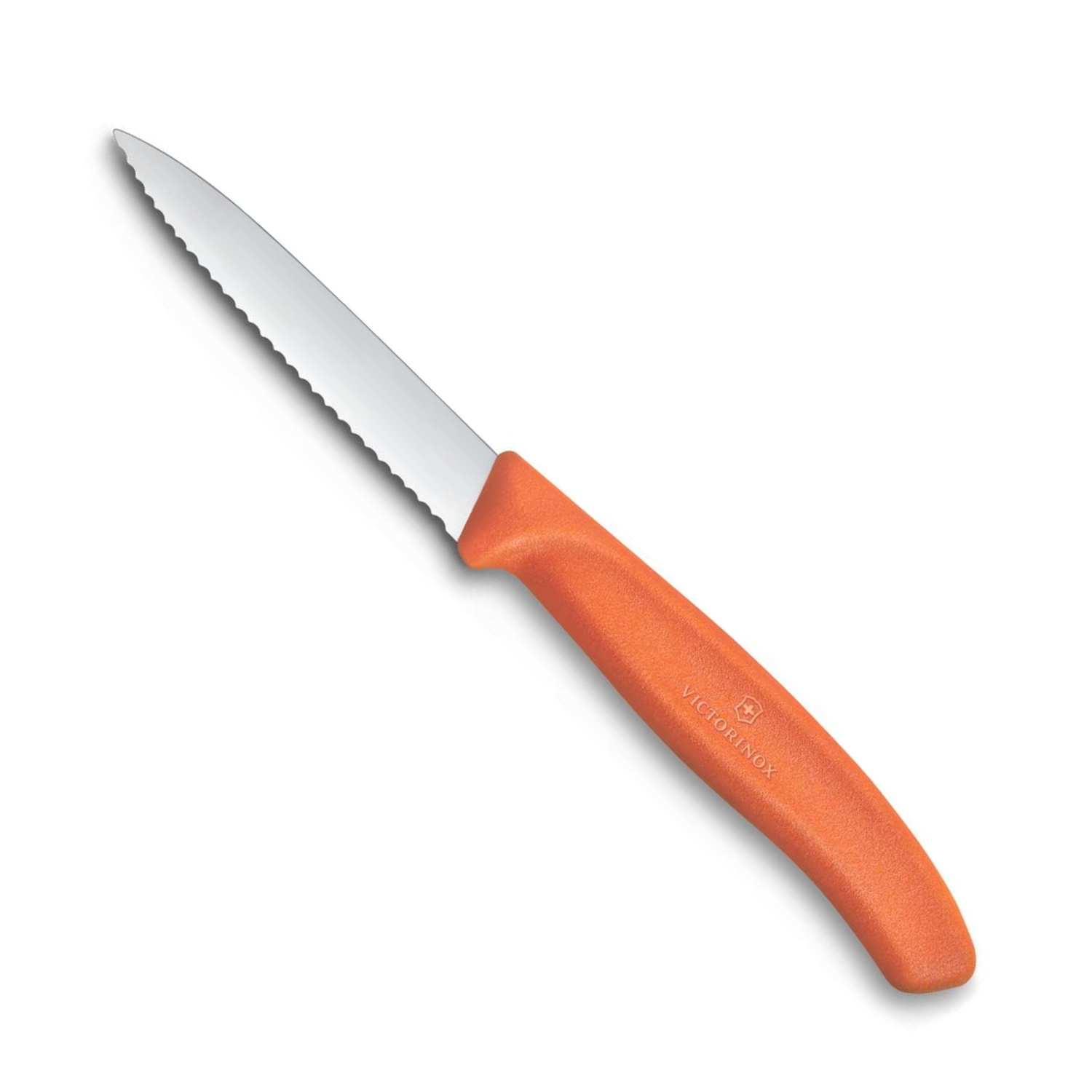 Victorinox Serrated Paring Knife 8 cm Orange Handle Swiss Classic 6.7639.C1